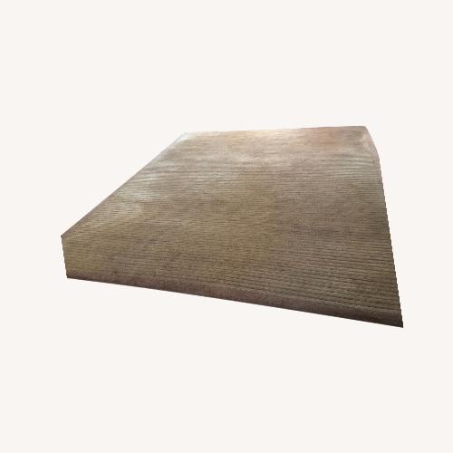 Used ABC Carpet and Home 8x10 Beige Striped Rug for sale on AptDeco