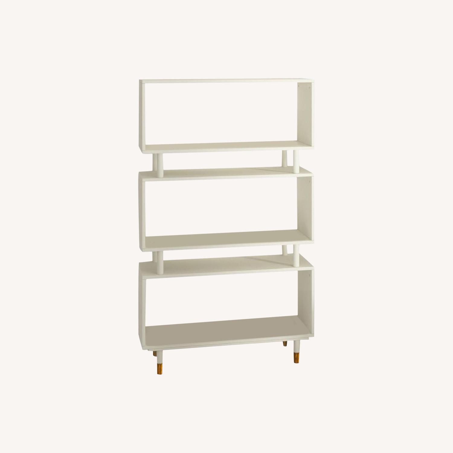 AllModern White Modern Bookcase / Bookshelf AptDeco