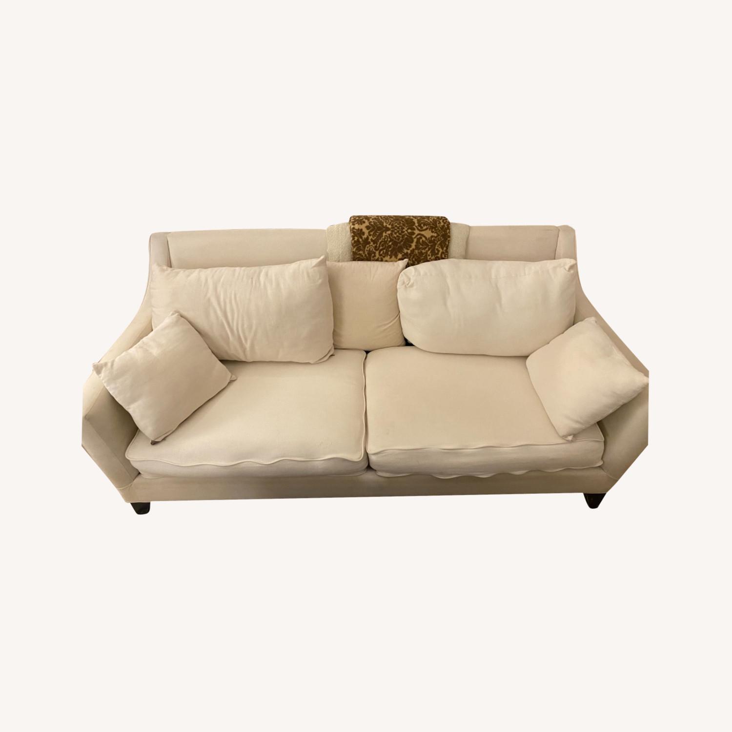 Cream sofa from Macys furniture AptDeco