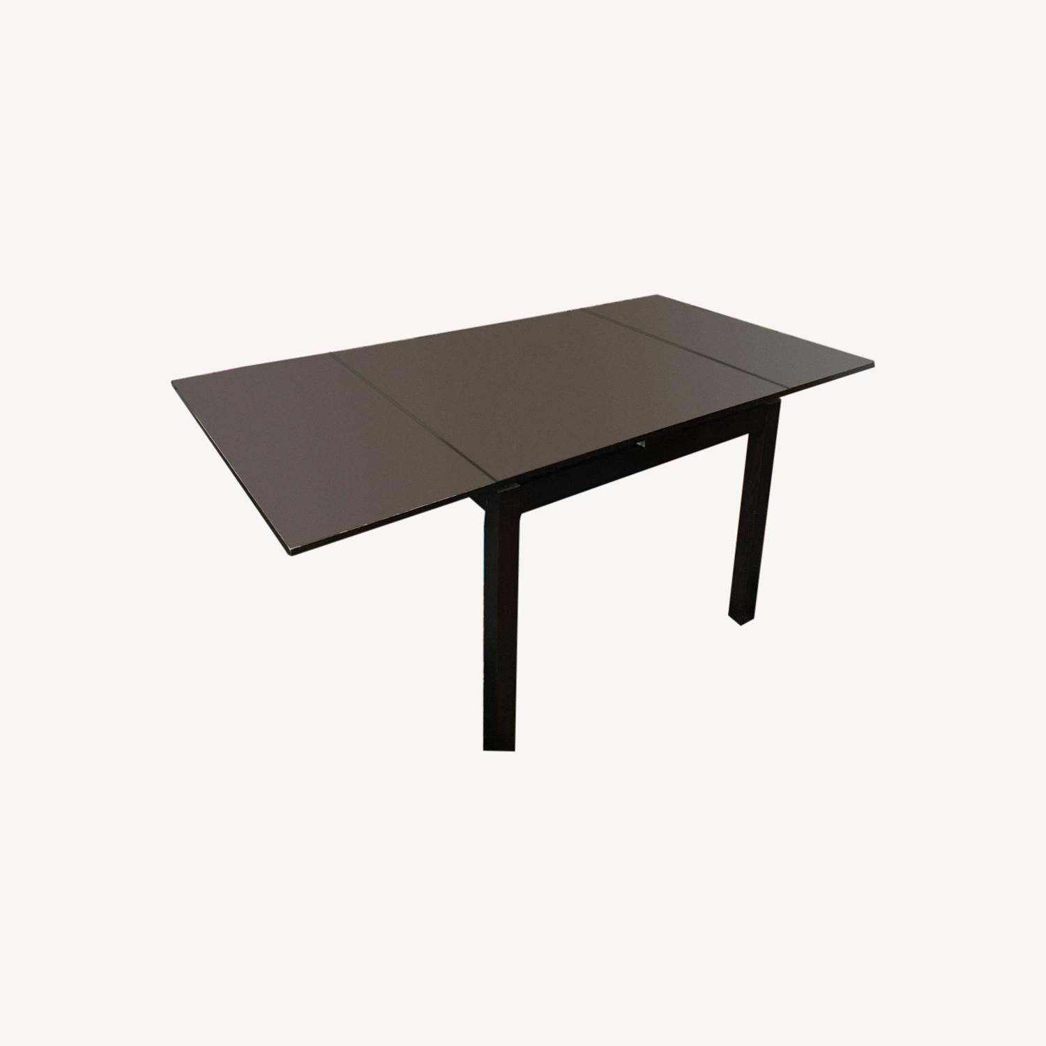 IKEA Extendable Mahogany Dining table AptDeco