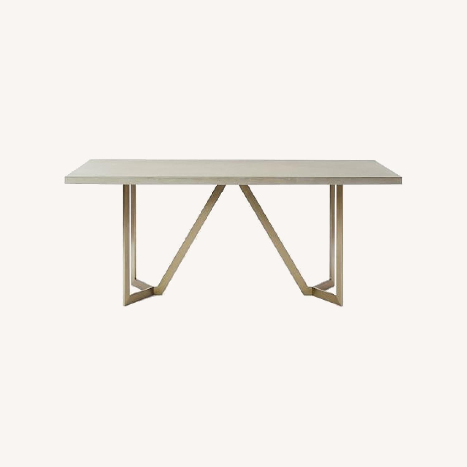West Elm Concrete Console Foyer Table - image-0