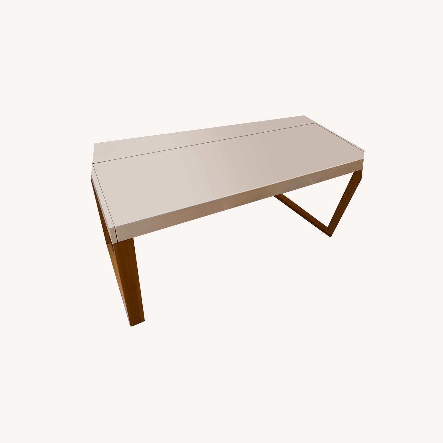 CB2 Desk with Pull Out Top AptDeco