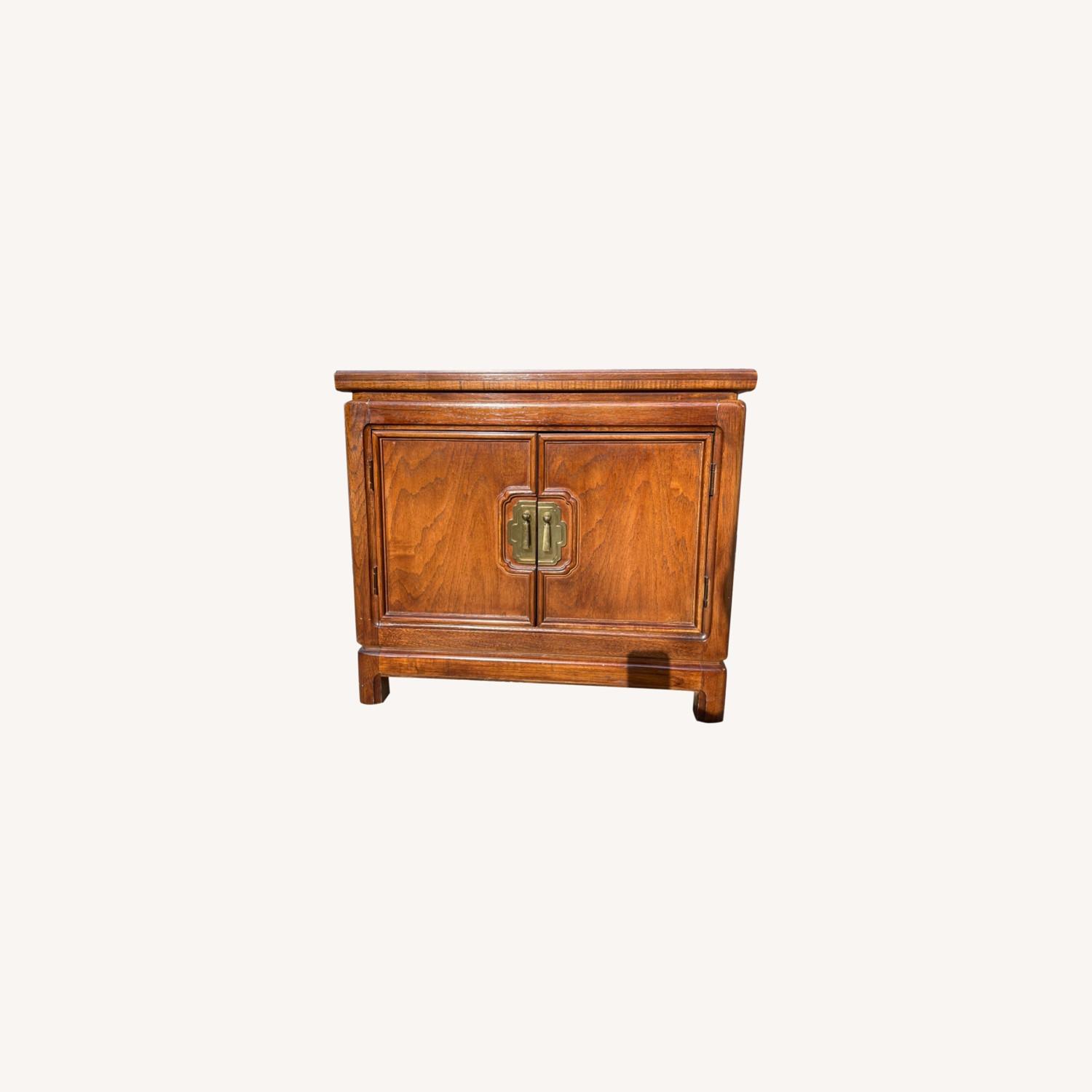 Thomasville 1980s Rare Mistique Asian Nightstand - image-0