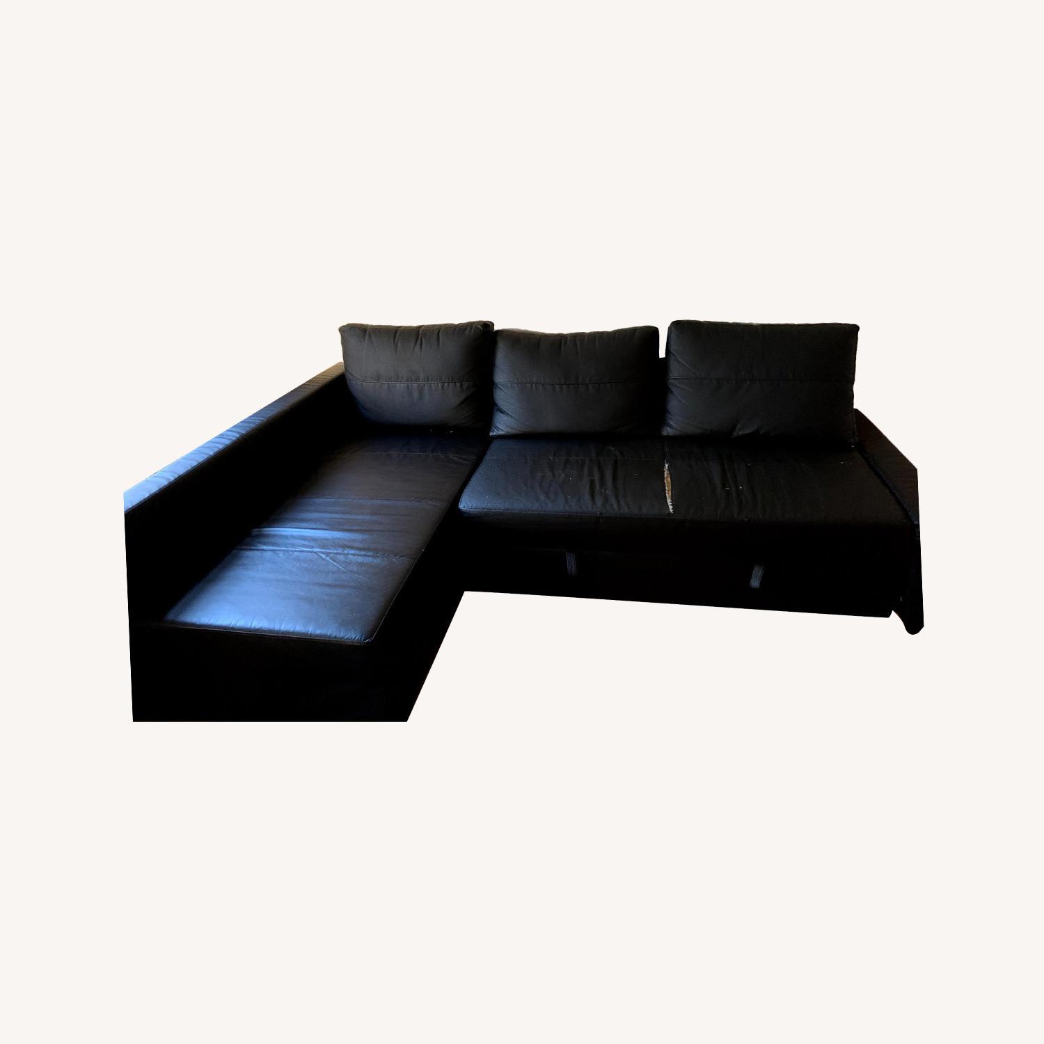 IKEA Couch with Chaise (sleeper) AptDeco