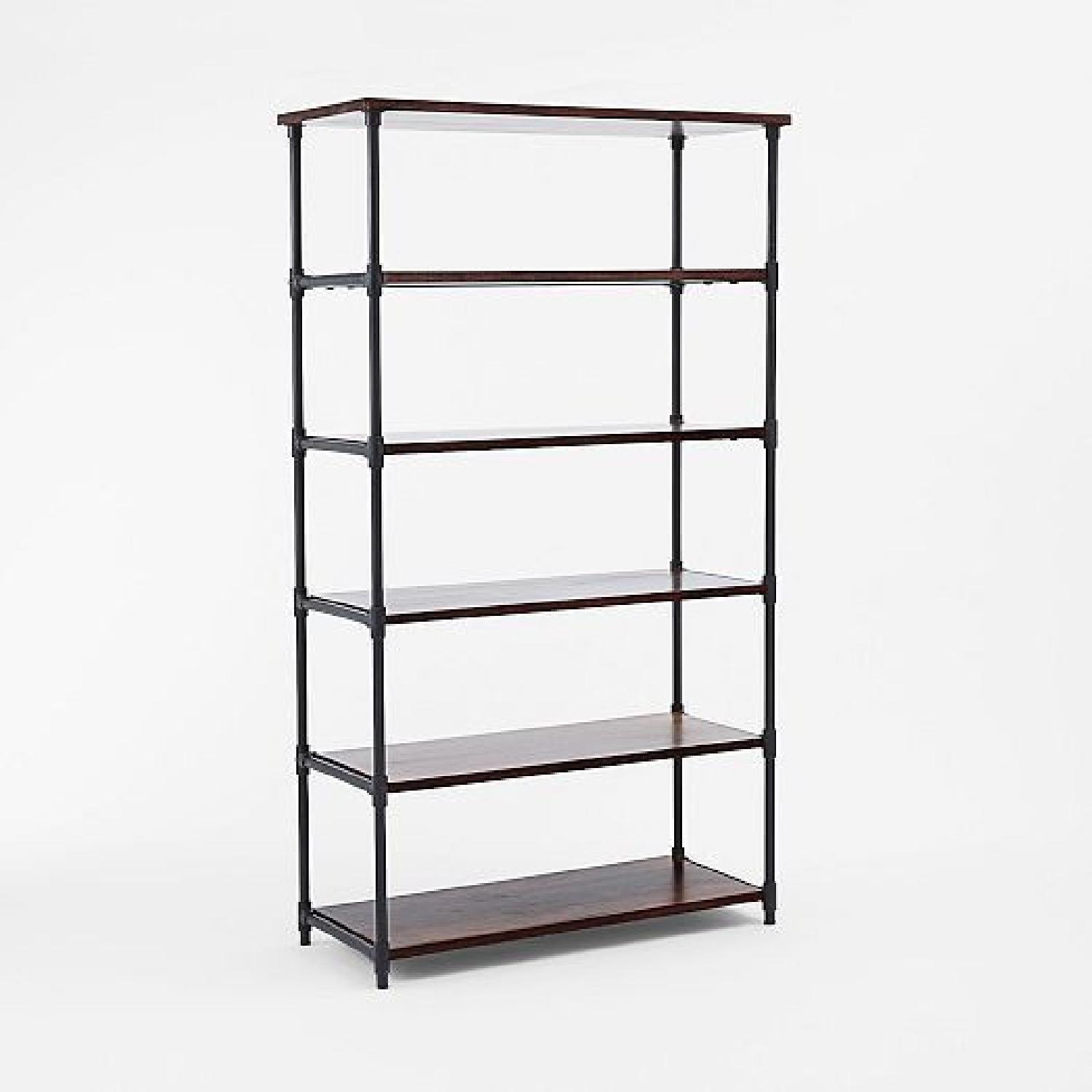 West Elm Pipe Wood Bookcase - image-5