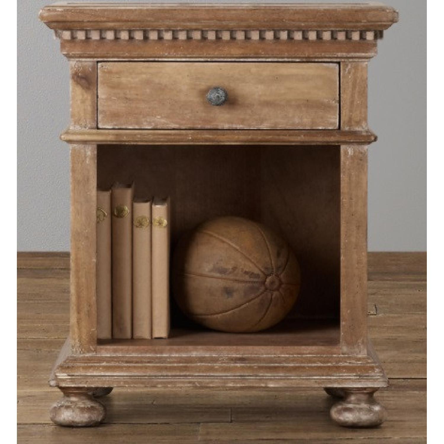 Restoration Hardware Bedside Table/Nightstand AptDeco