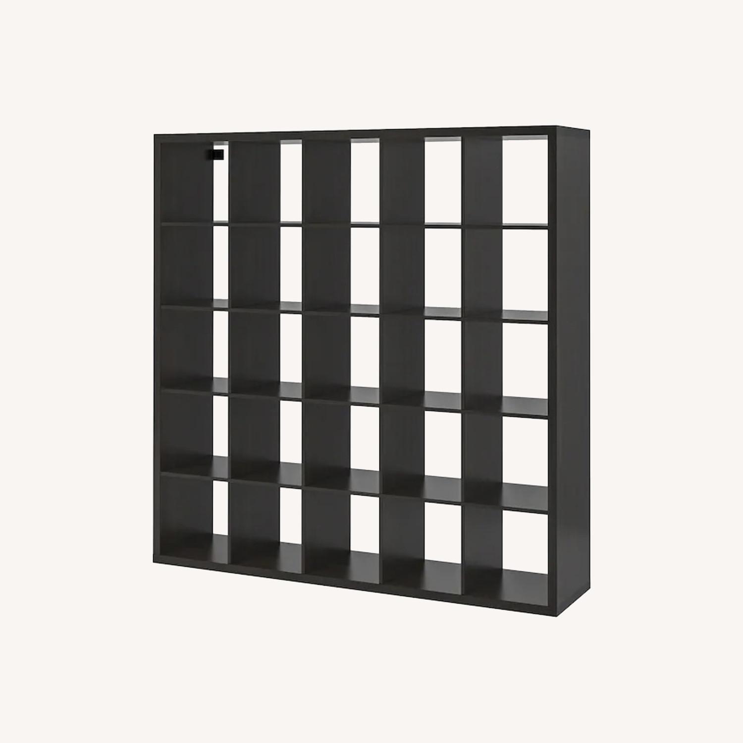 IKEA Black Shelf Unit AptDeco