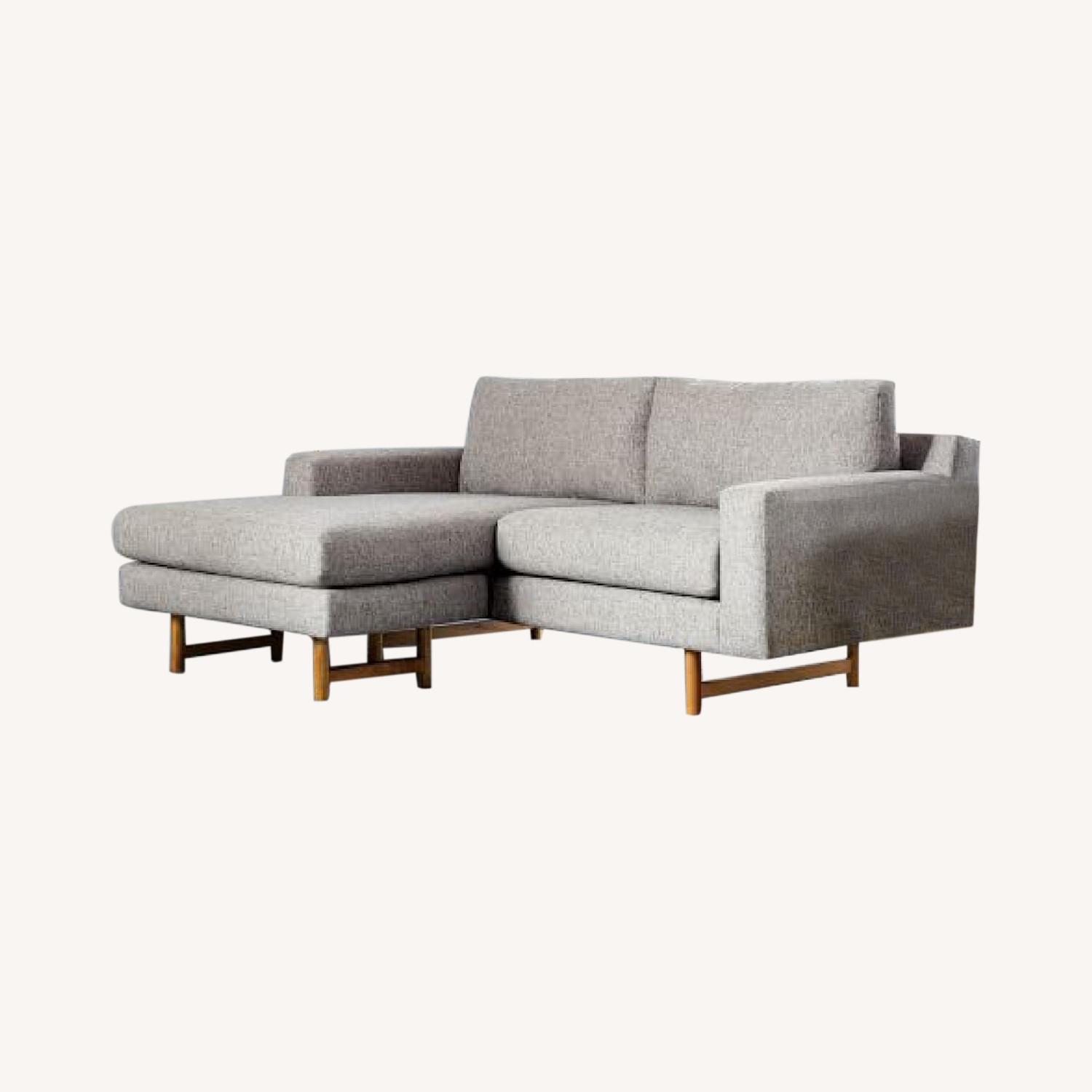 West Elm Eddy Reversible Sofa Lounger - image-0