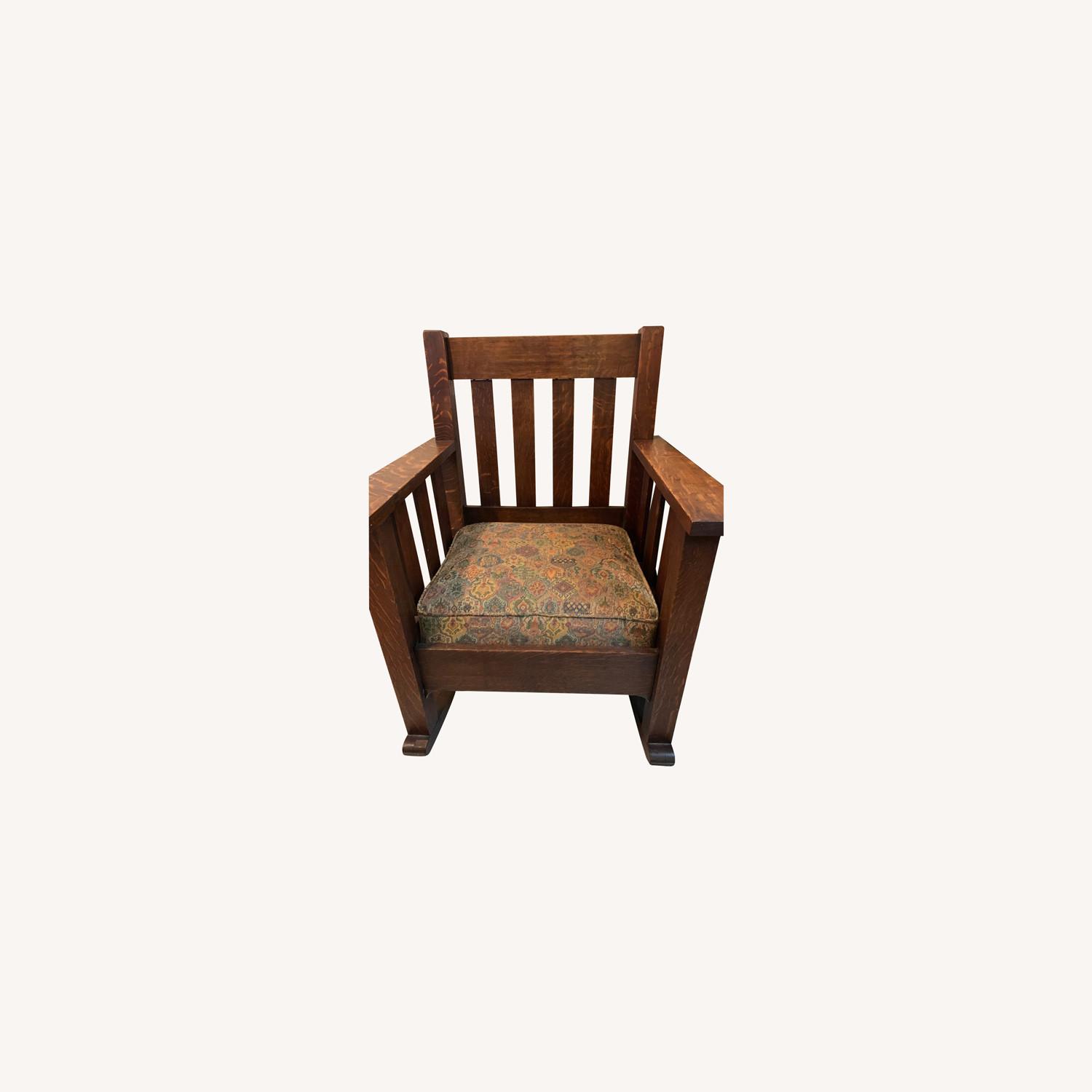 Antique Mission Rocking Chair - image-5
