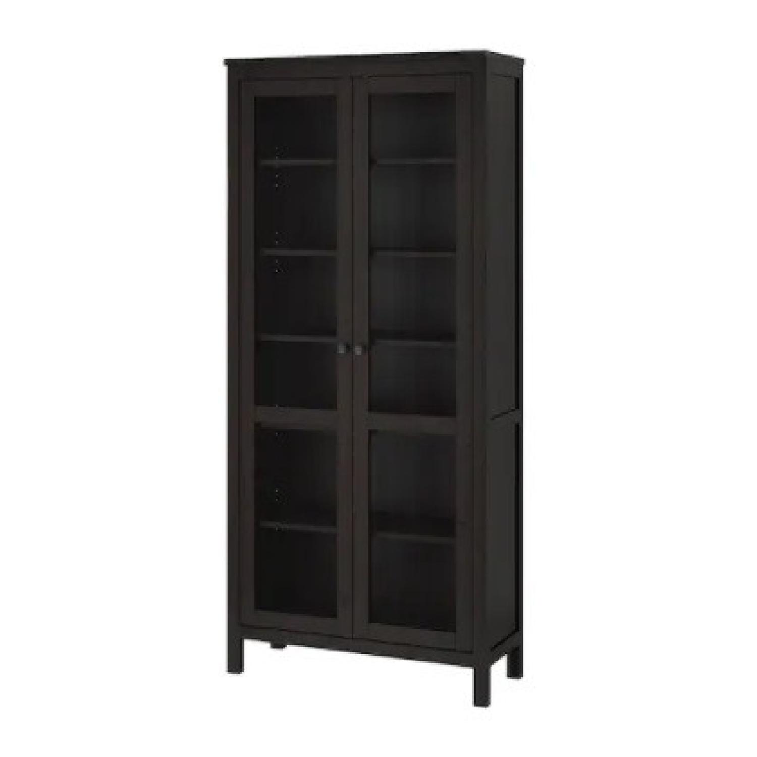 IKEA Hemnes Glass Door Cabinet, Set of 2 - image-5