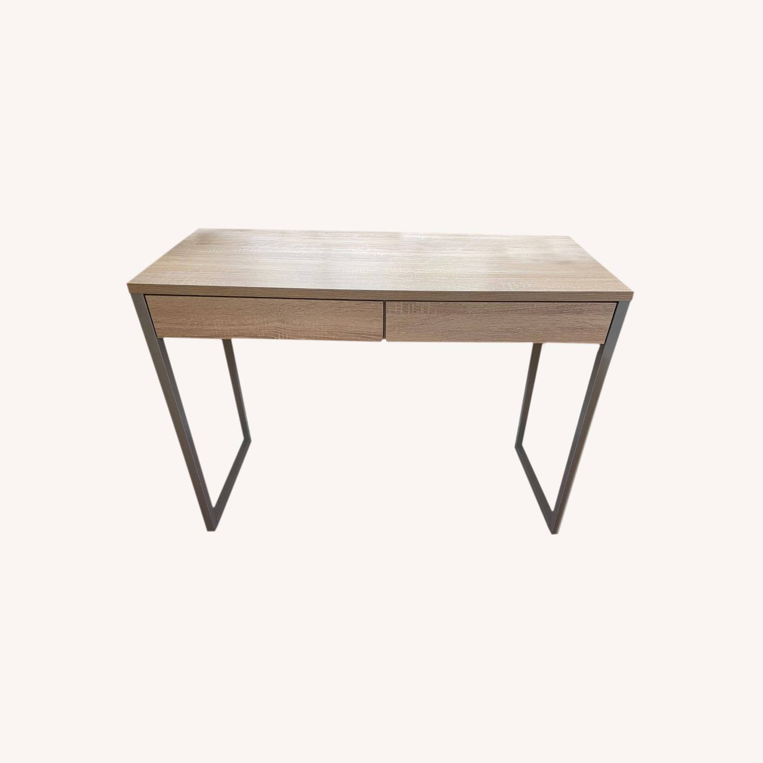 Light Wood Desk - image-0