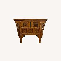 Carved Table Yuma Qing Dynasty 1644-1911