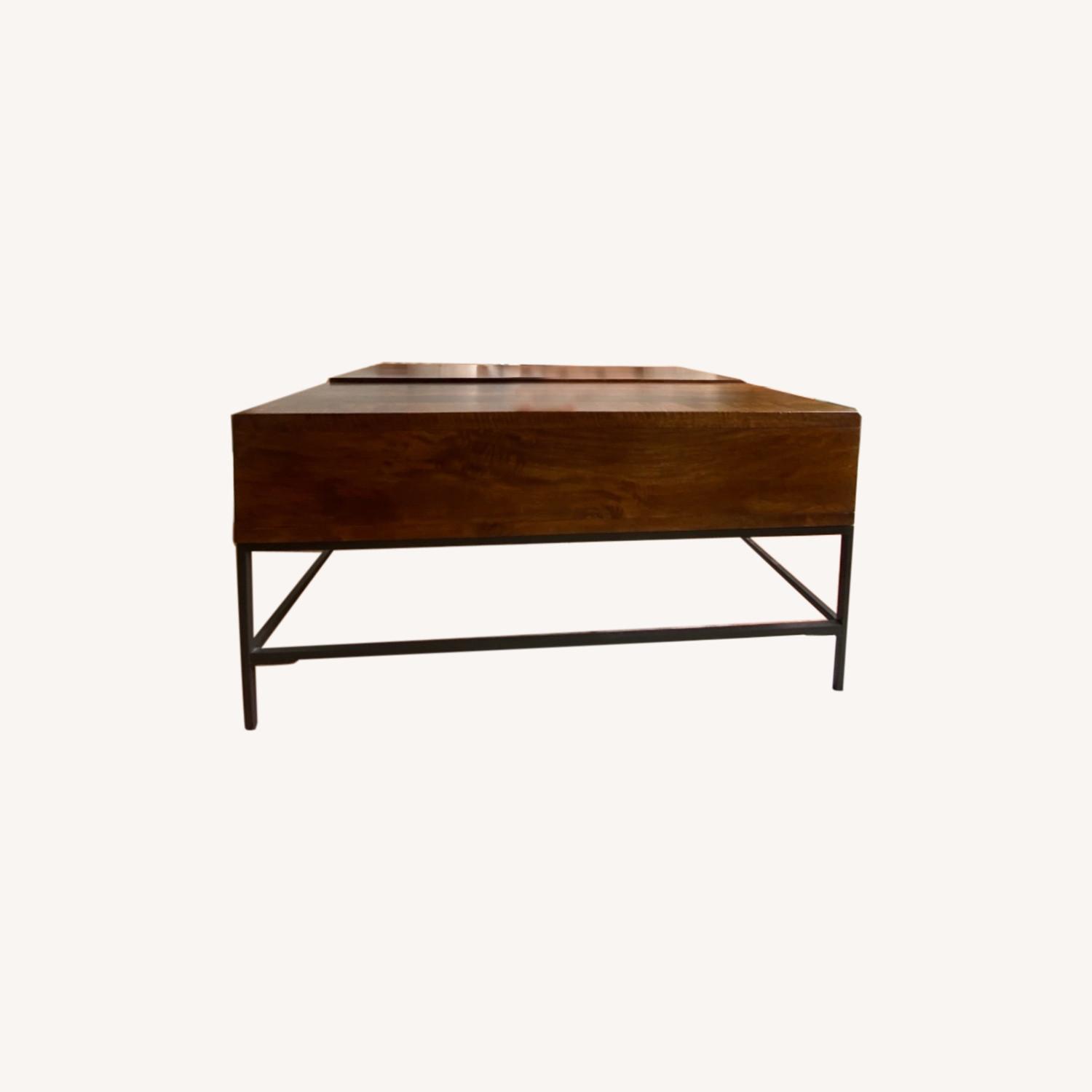 West Elm Storage Coffee Table AptDeco