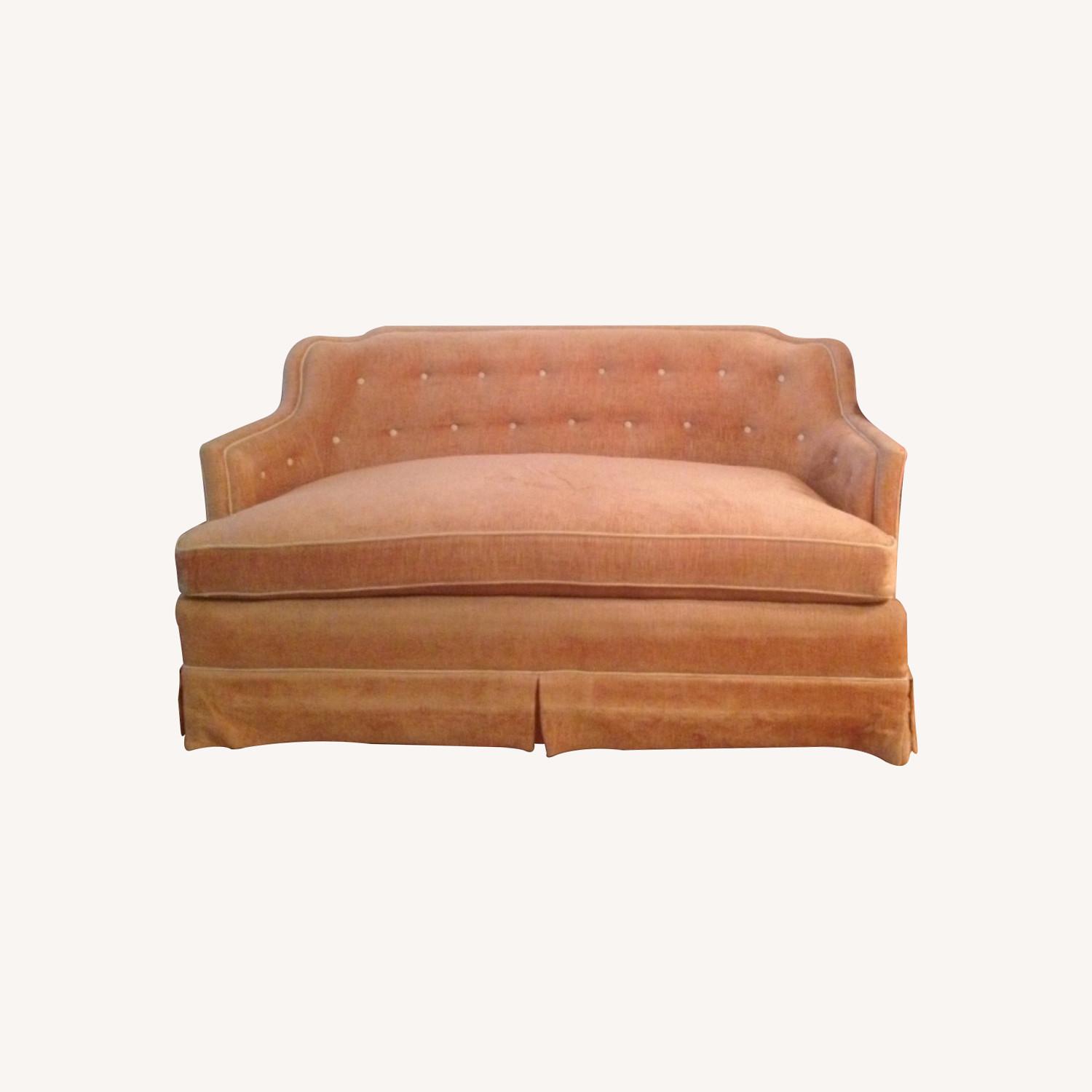 Vintage Henredon Velvet Sofa AptDeco