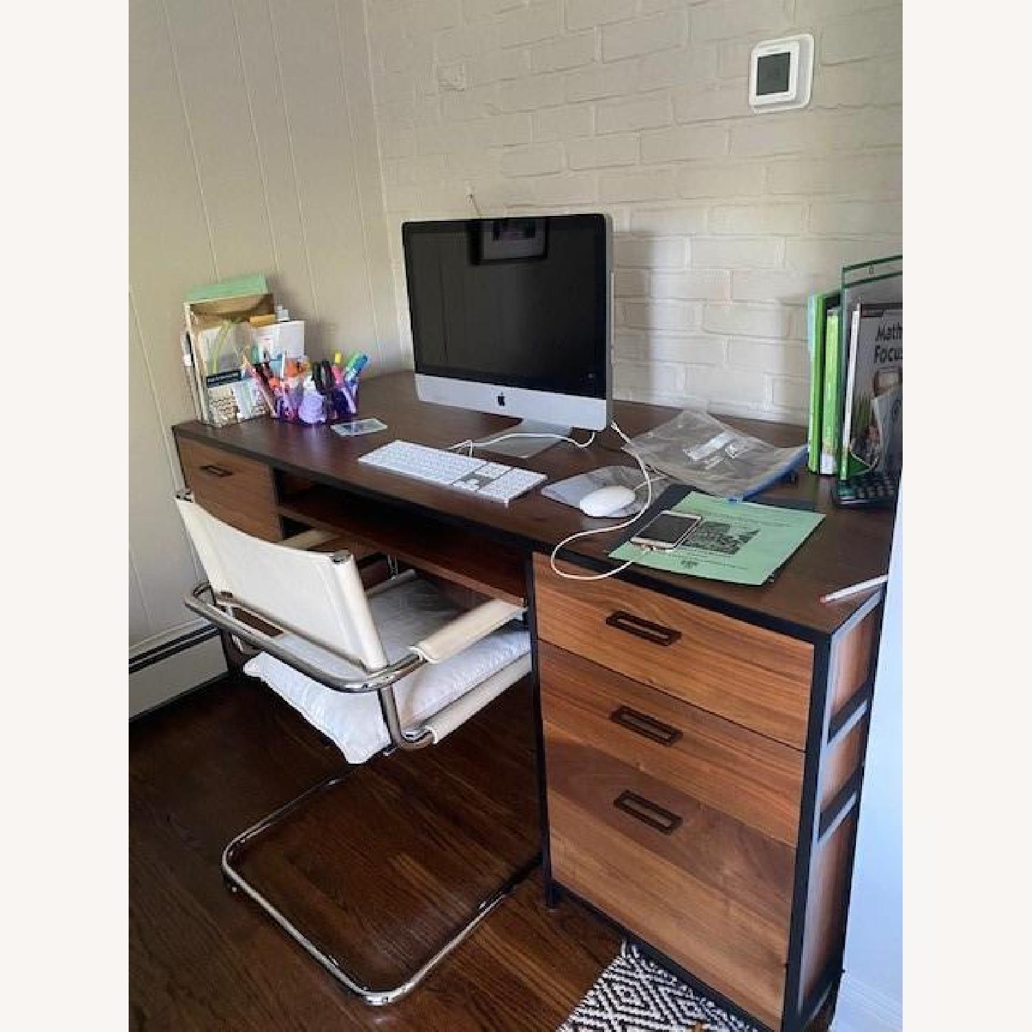 Crate & Barrel Executive Desk - image-1