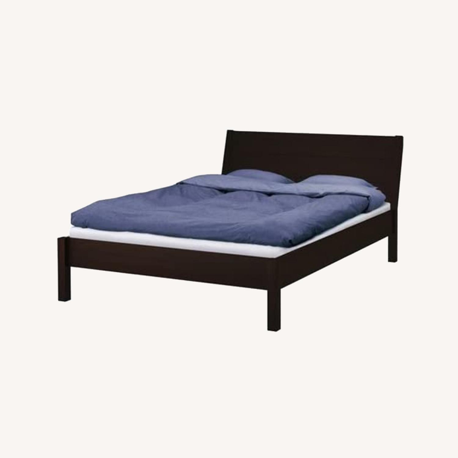 IKEA Nyvoll Queen Bed Frame AptDeco