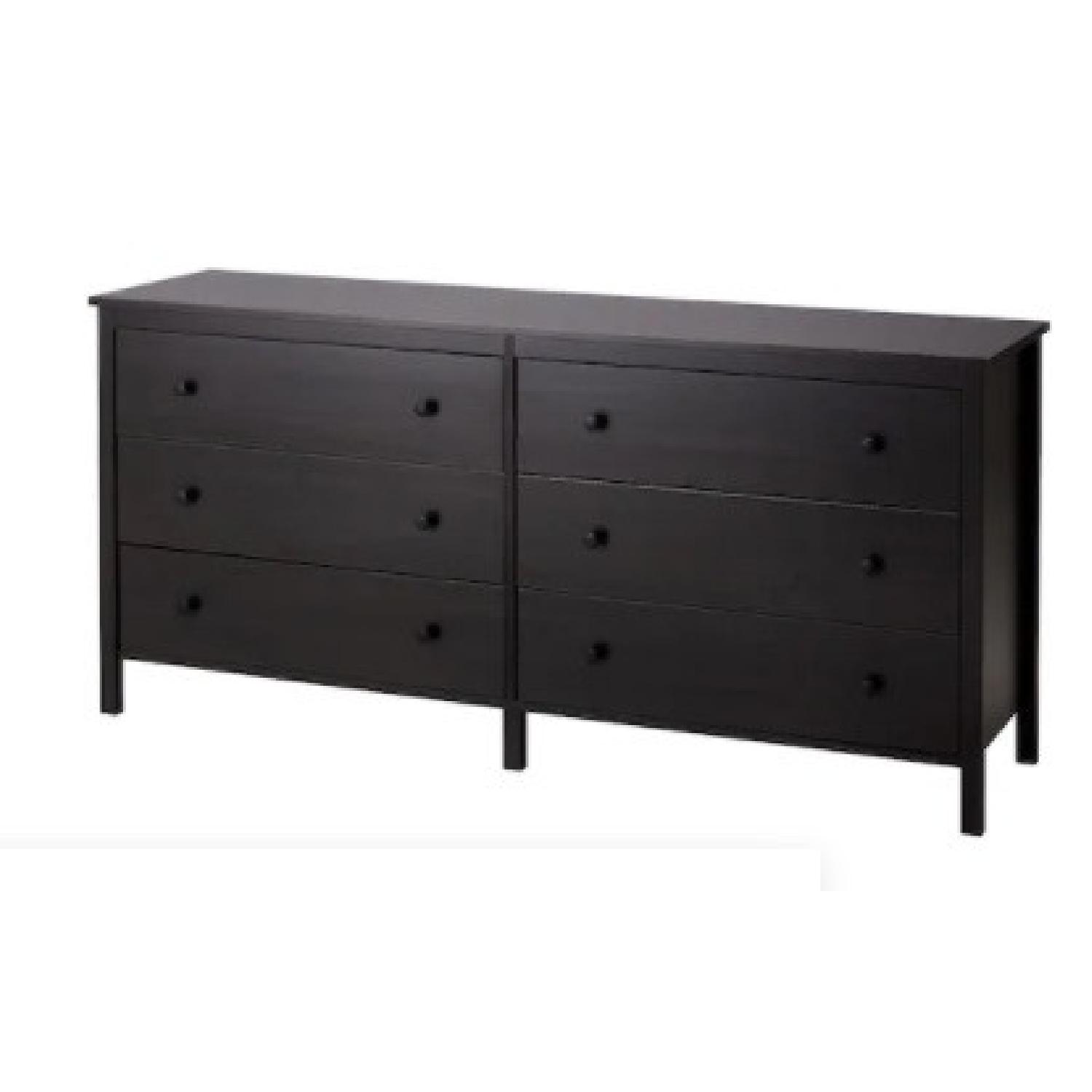 IKEA HEMNES 6-drawer Dresser in Dark Brown - image-5