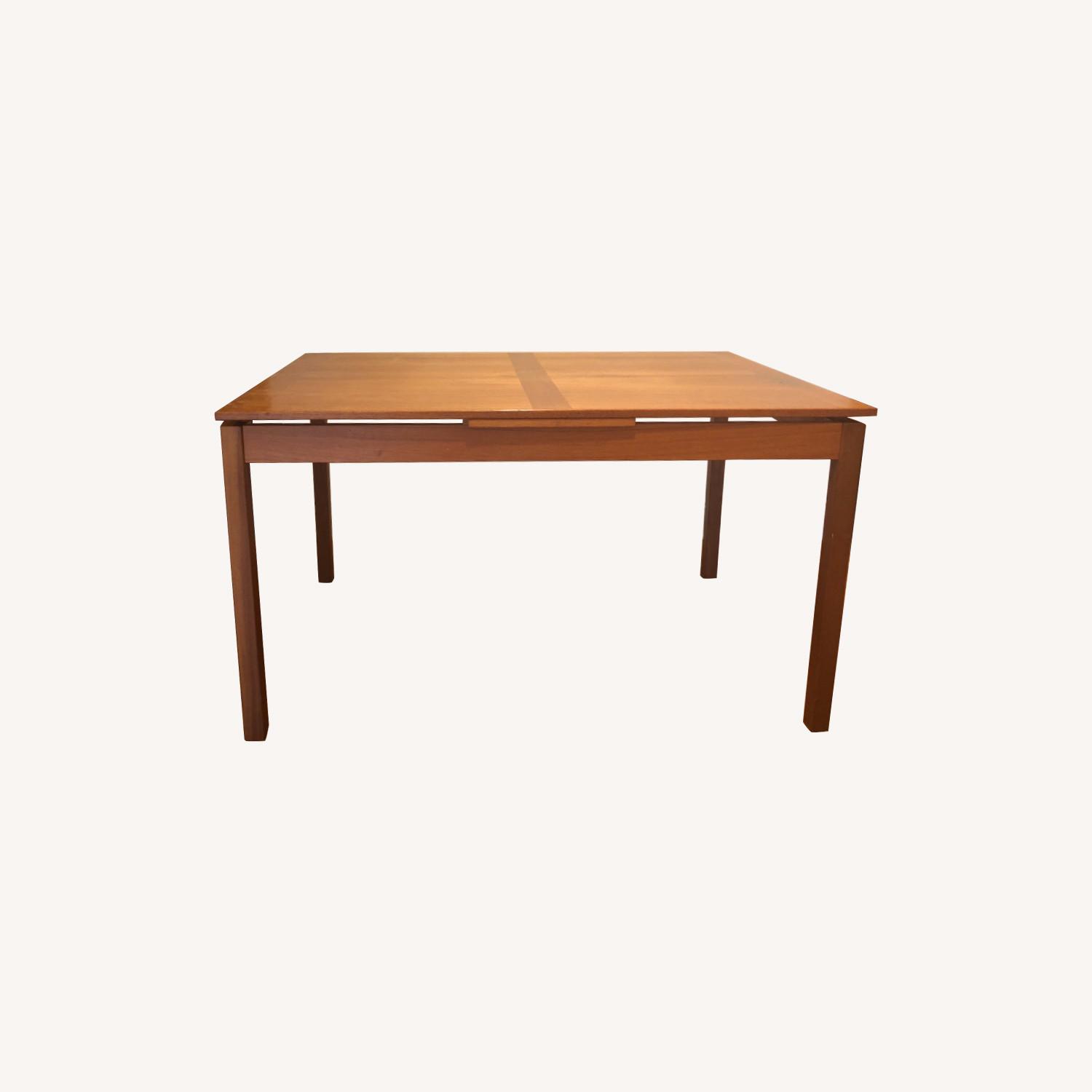Teak Dining Table with Extensions - AptDeco