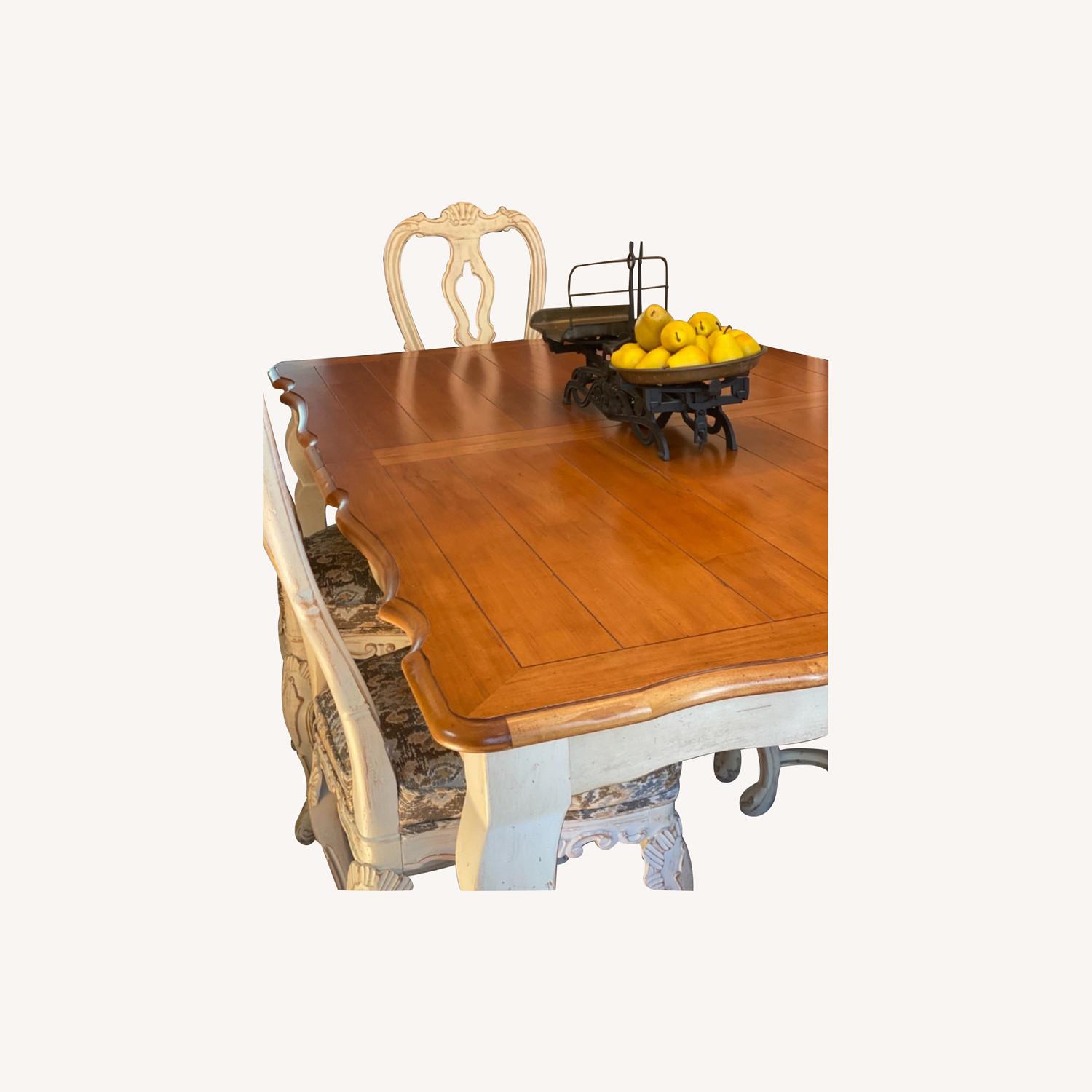 Ethan Allen Country French Dining Room Set - image-0