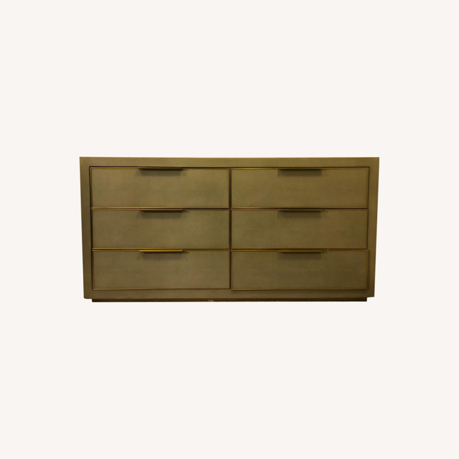 Restoration Hardware Shagreen Dresser - image-0