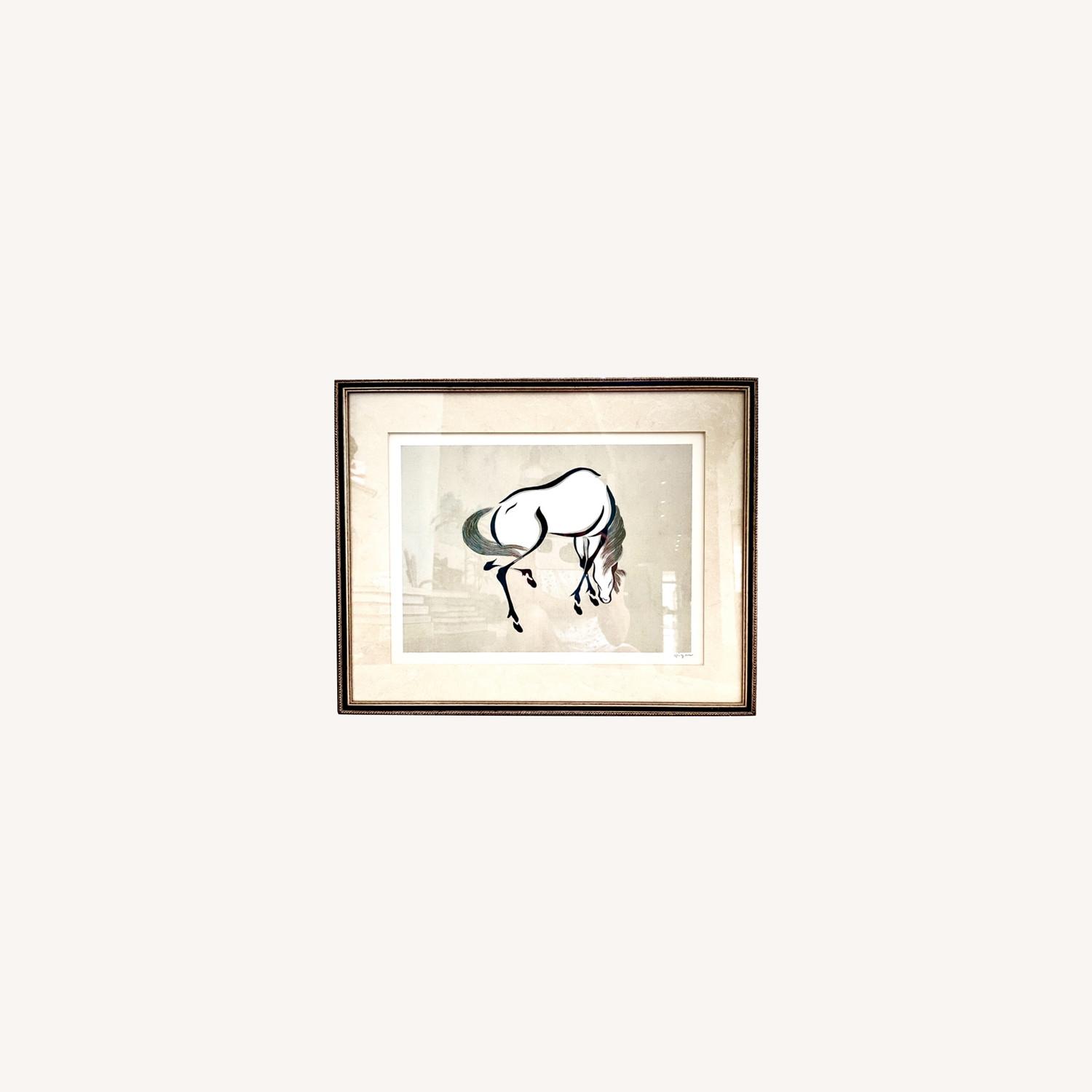 Original Calligraphy Horse Painting - image-5
