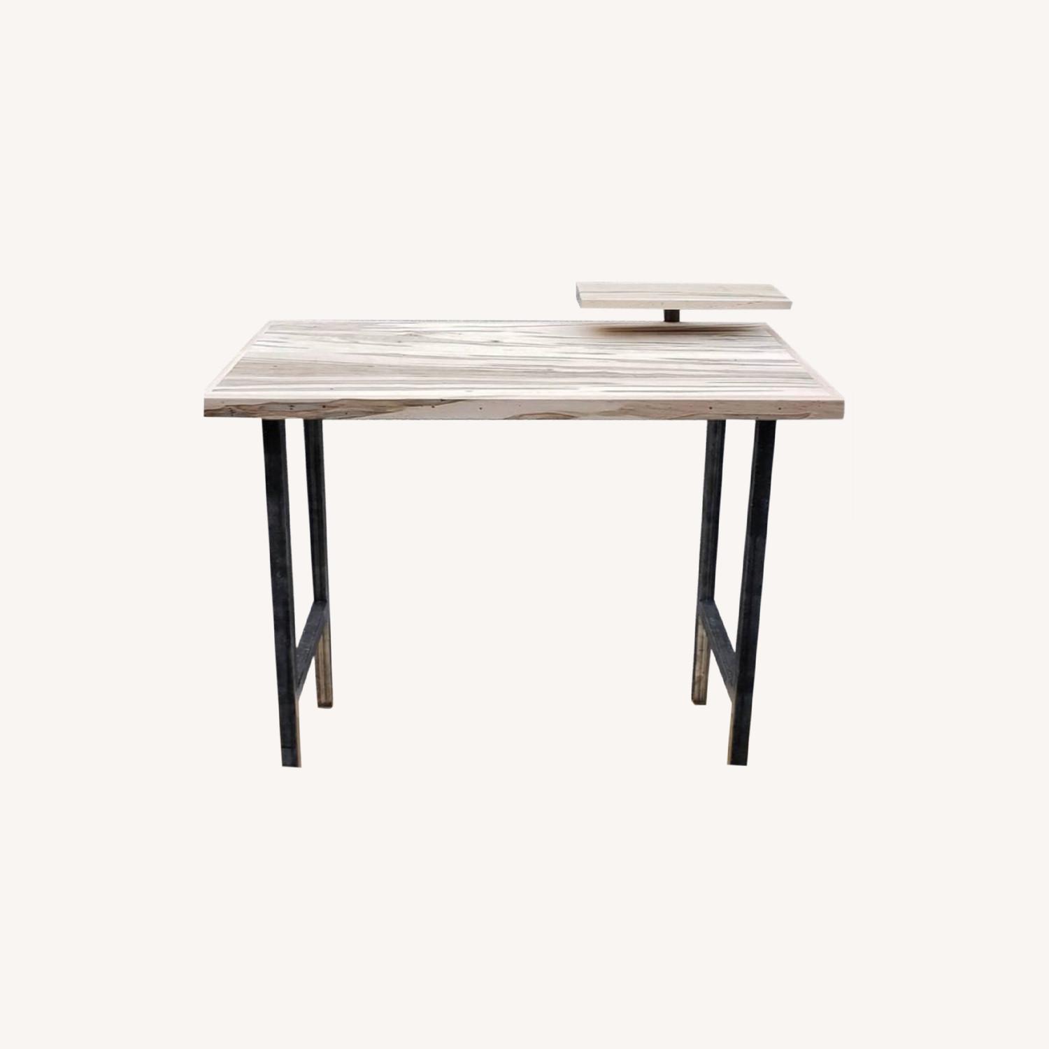 Beautiful tiger-striped Ambrosia Maple Desk - image-0