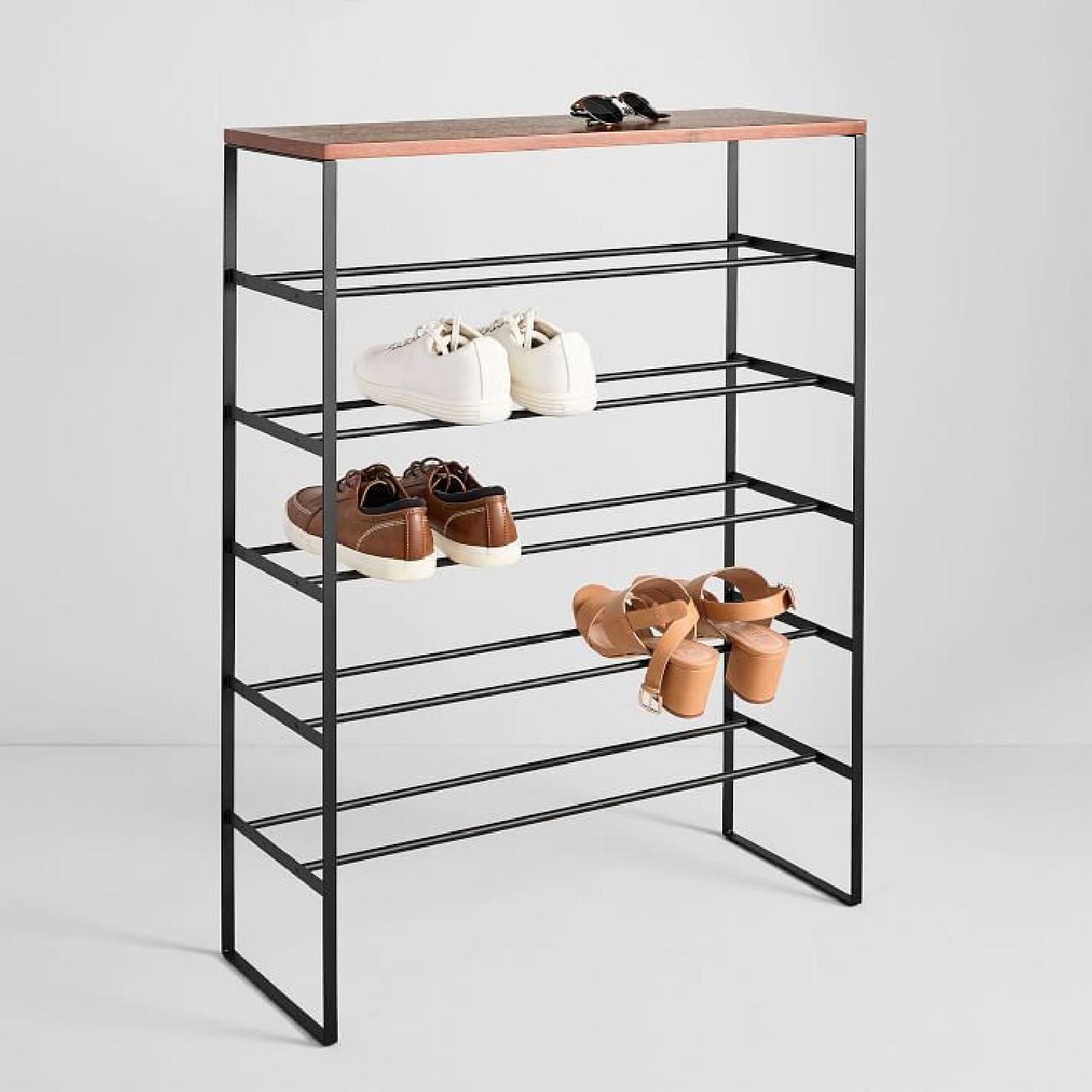 West Elm Yamazaki Tiered Shoe Rack - image-5