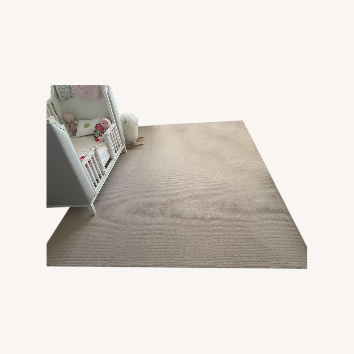 Restoration Hardware Shelby Wool Rug 8x10 Petal AptDeco