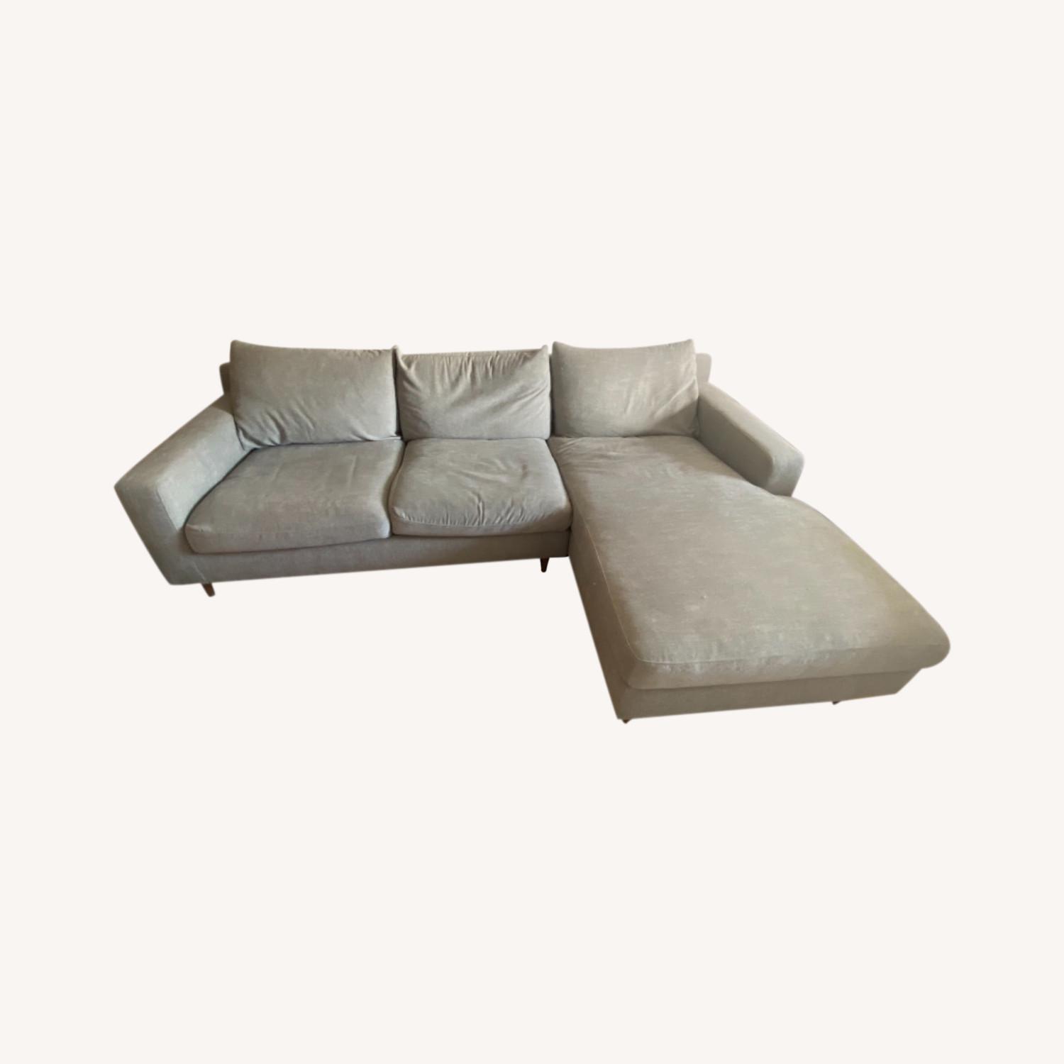 Interior Define Slate Sectional Sofa AptDeco