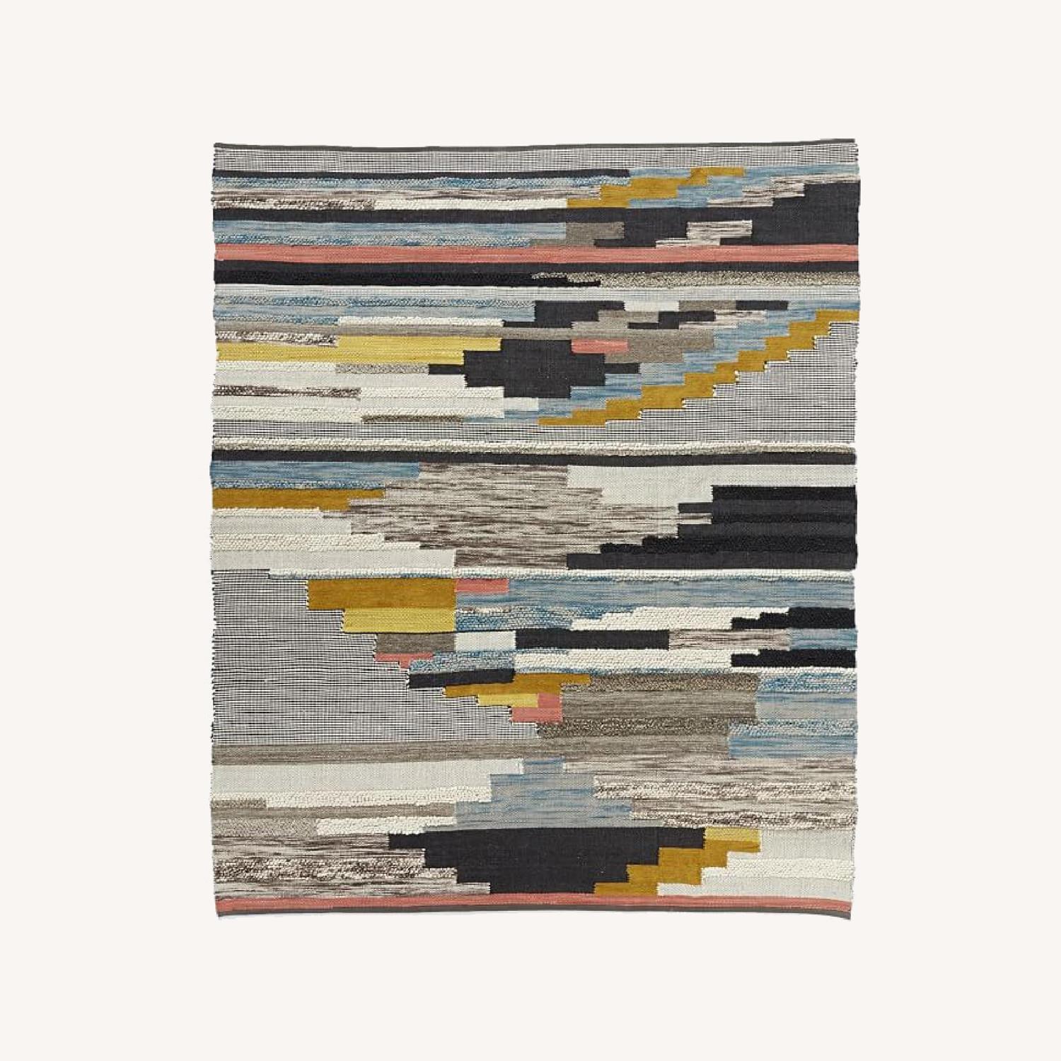 West Elm Pixel Steps Rug, Multi, 8'x10' AptDeco