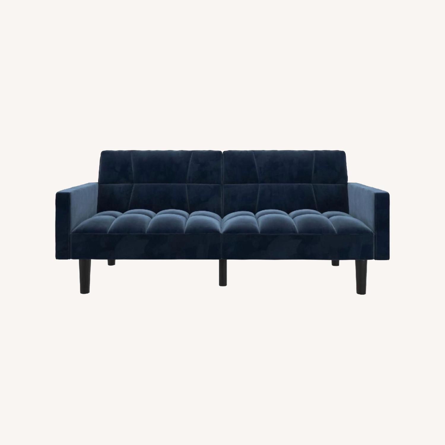 DHP Furniture Convertible Sofa Sleeper Futon with Arms AptDeco
