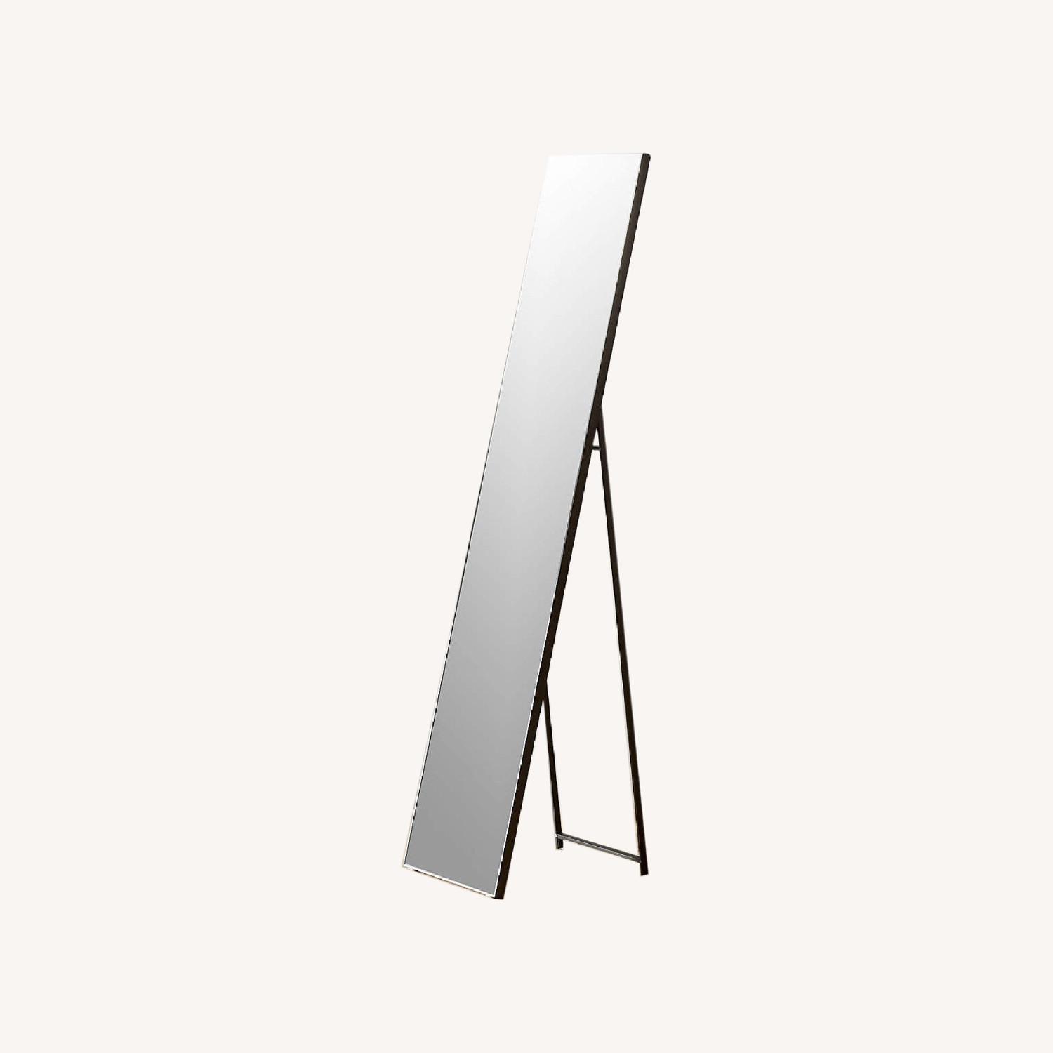 CB2 Infinity Brass Standing Mirror AptDeco