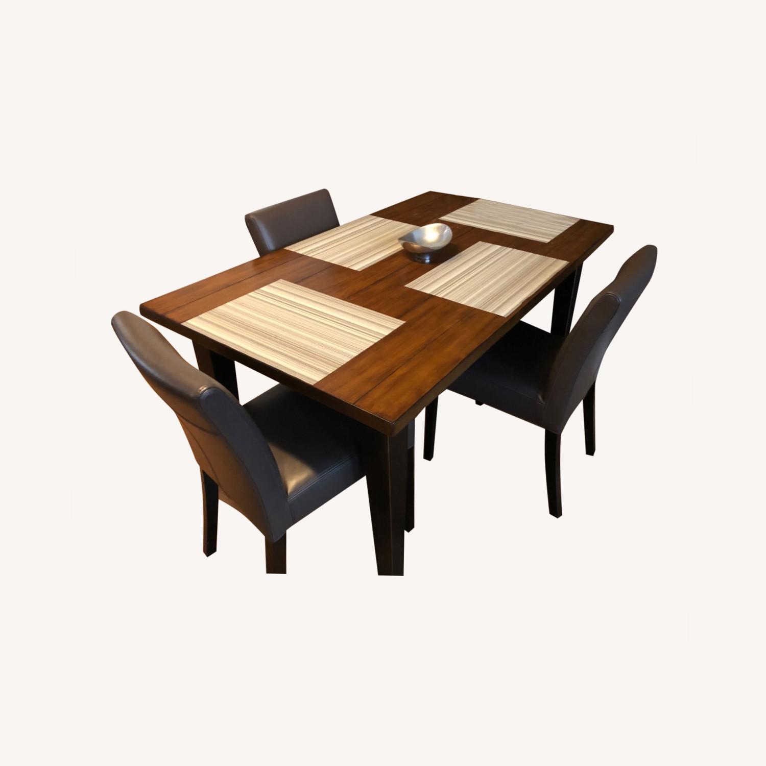 Pier 1 Imports Solid Wood Rectangular Dining Table AptDeco