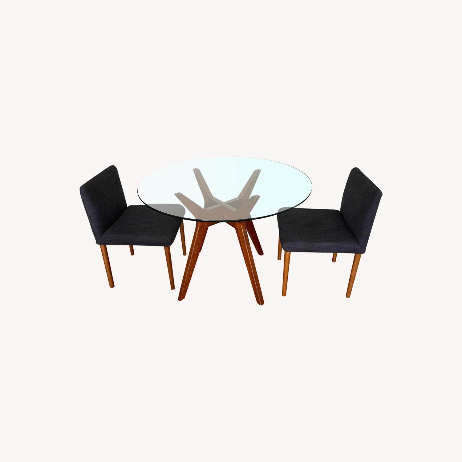 West Elm Dining Table & 2 Chairs - image-0