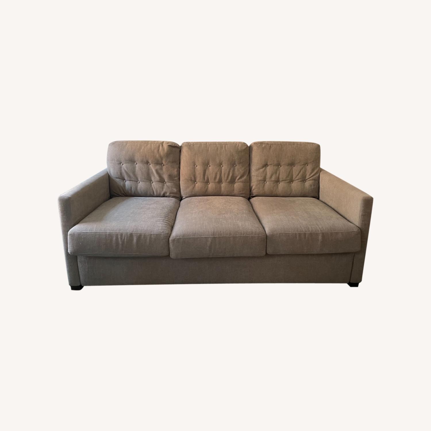 American Leather Fabric Sleeper Sofa - image-0