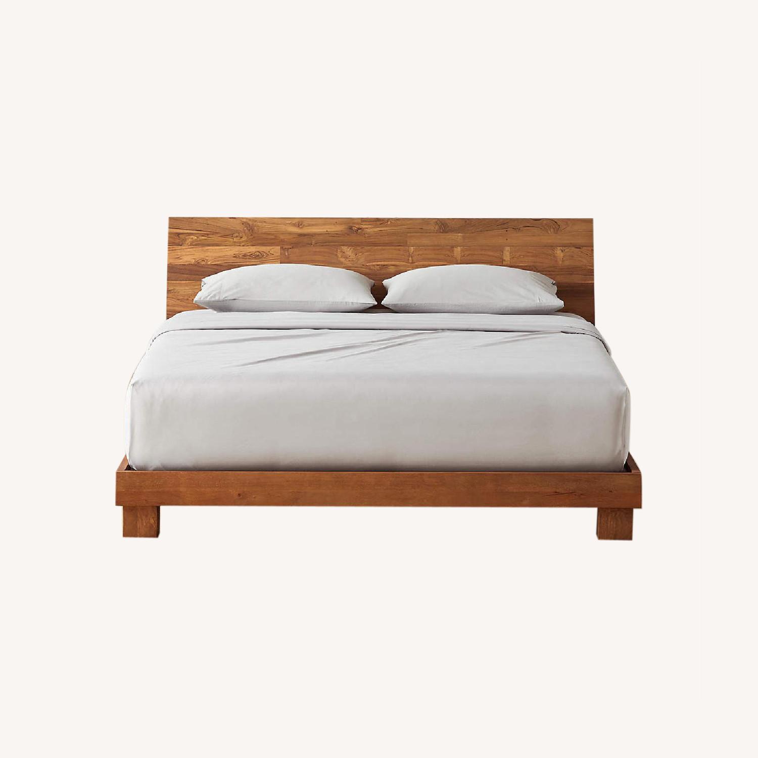 CB2 Teak Dondra Bed - image-0