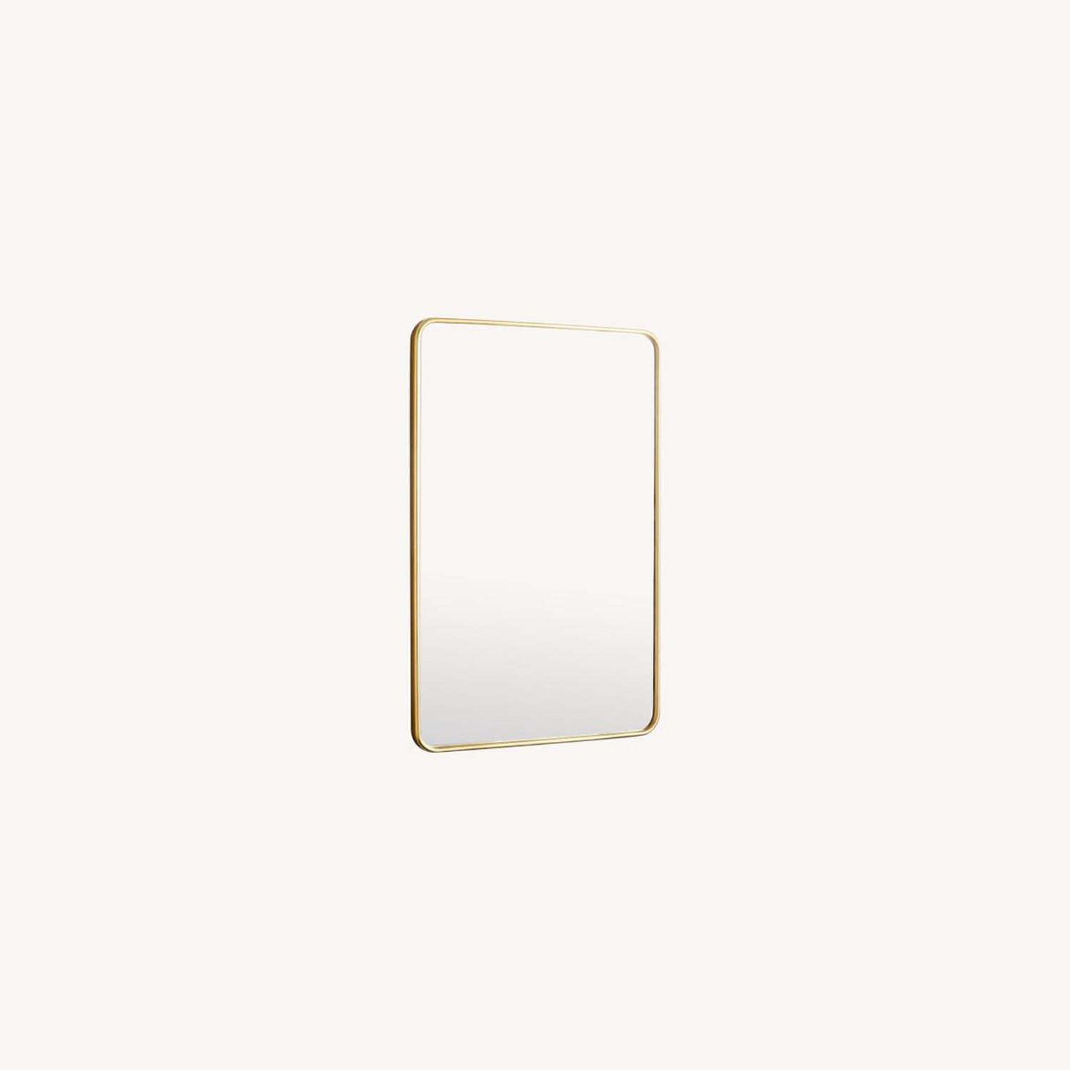 West Elm Modern Streamline Wall Mirror AptDeco