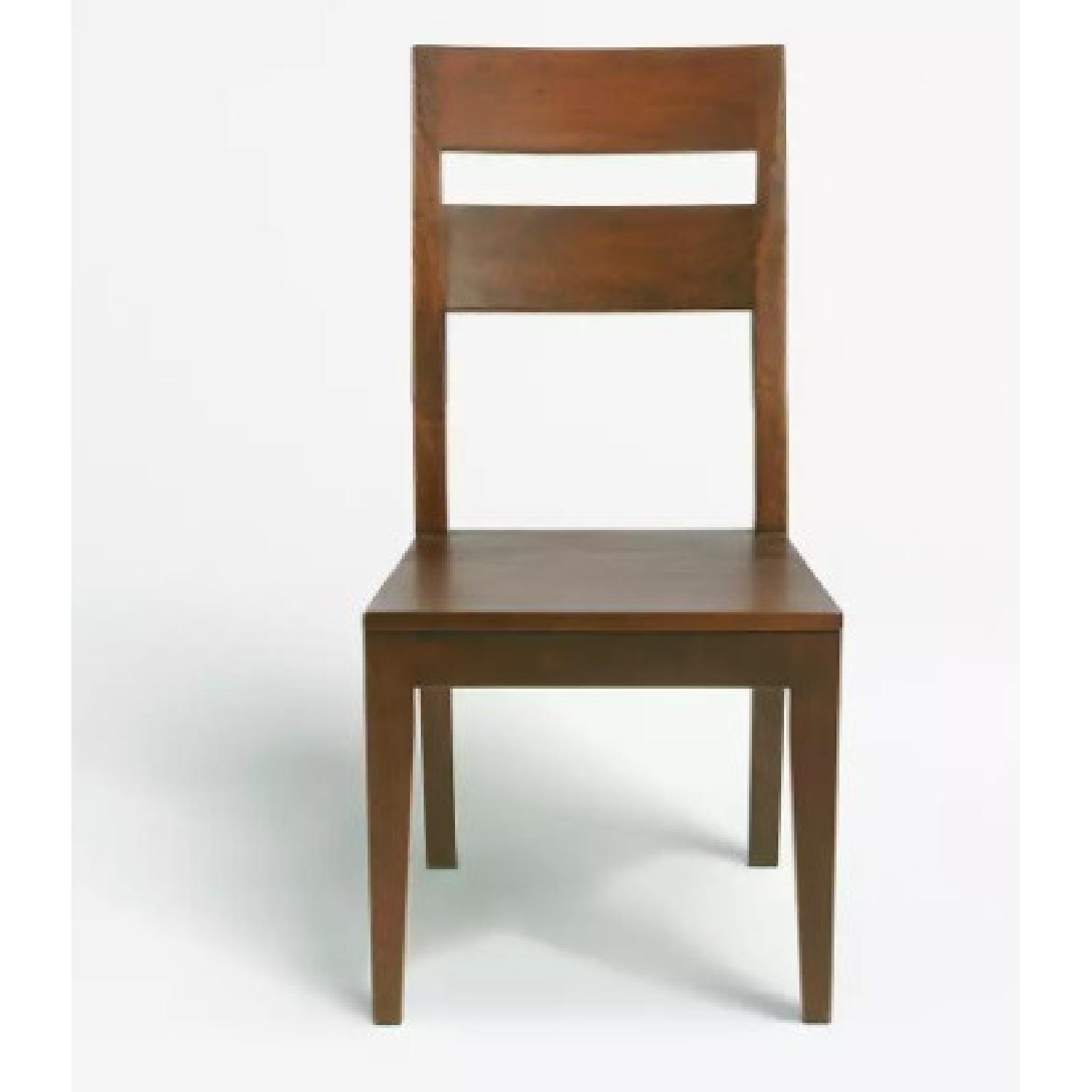 Crate and Barrel Honey Wood Chair - image-4