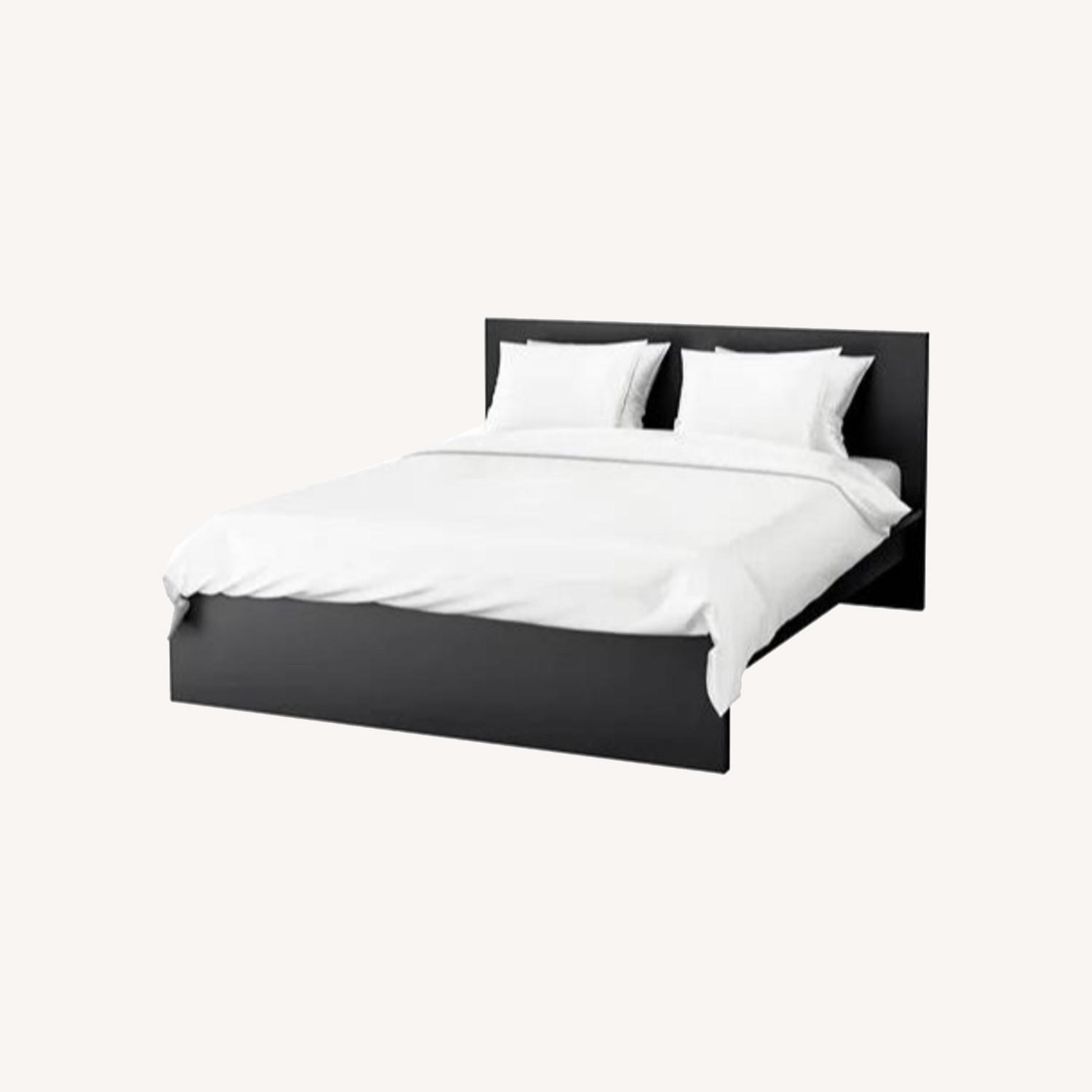 IKEA MALM Bed Frame Grey AptDeco