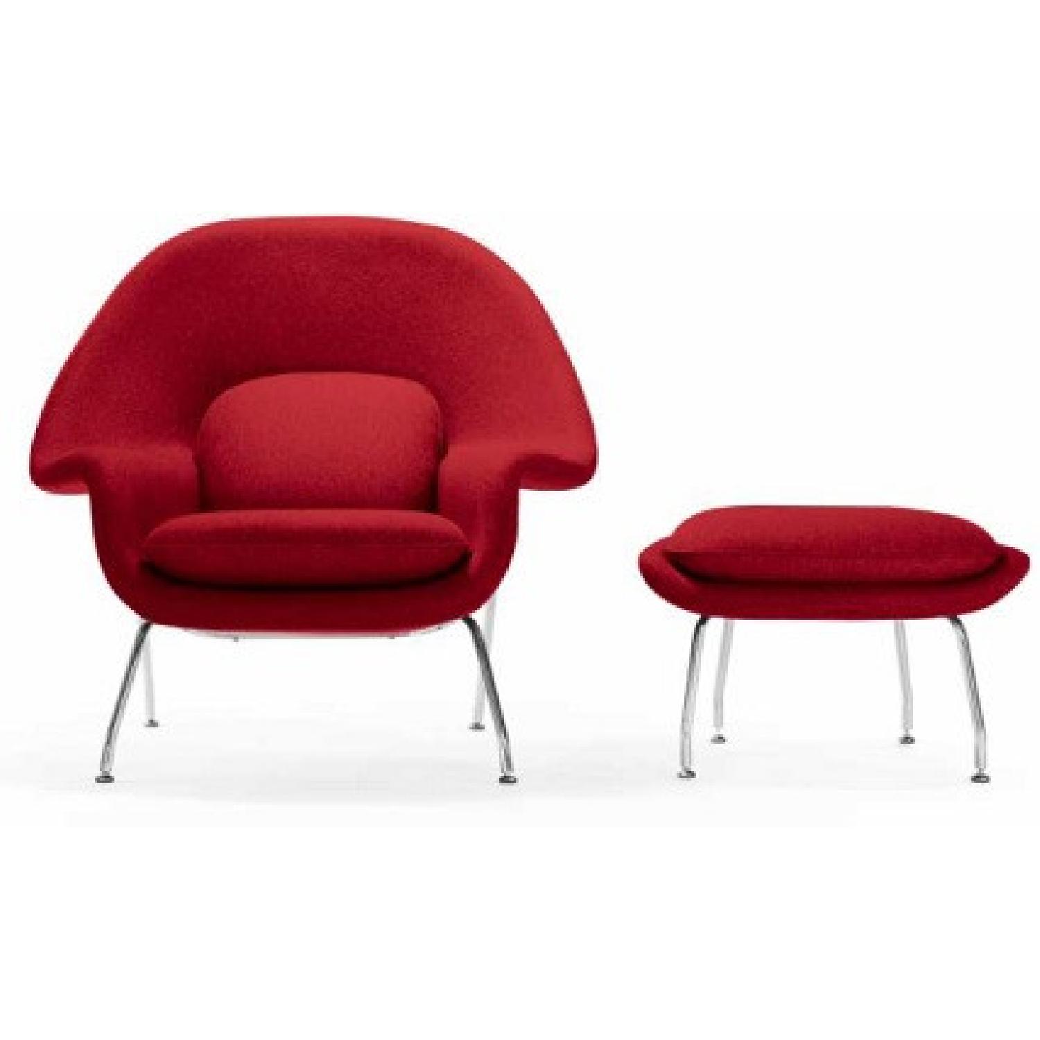 Rove Concepts Womb Chair w/ Ottoman - image-6