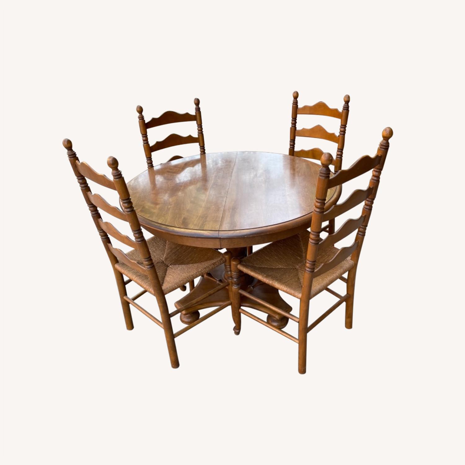 Ethan Allen Extendable 5- Piece Dining Set - AptDeco