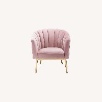 Wayfair Pink Everly Quinn Velvet Accent Chair