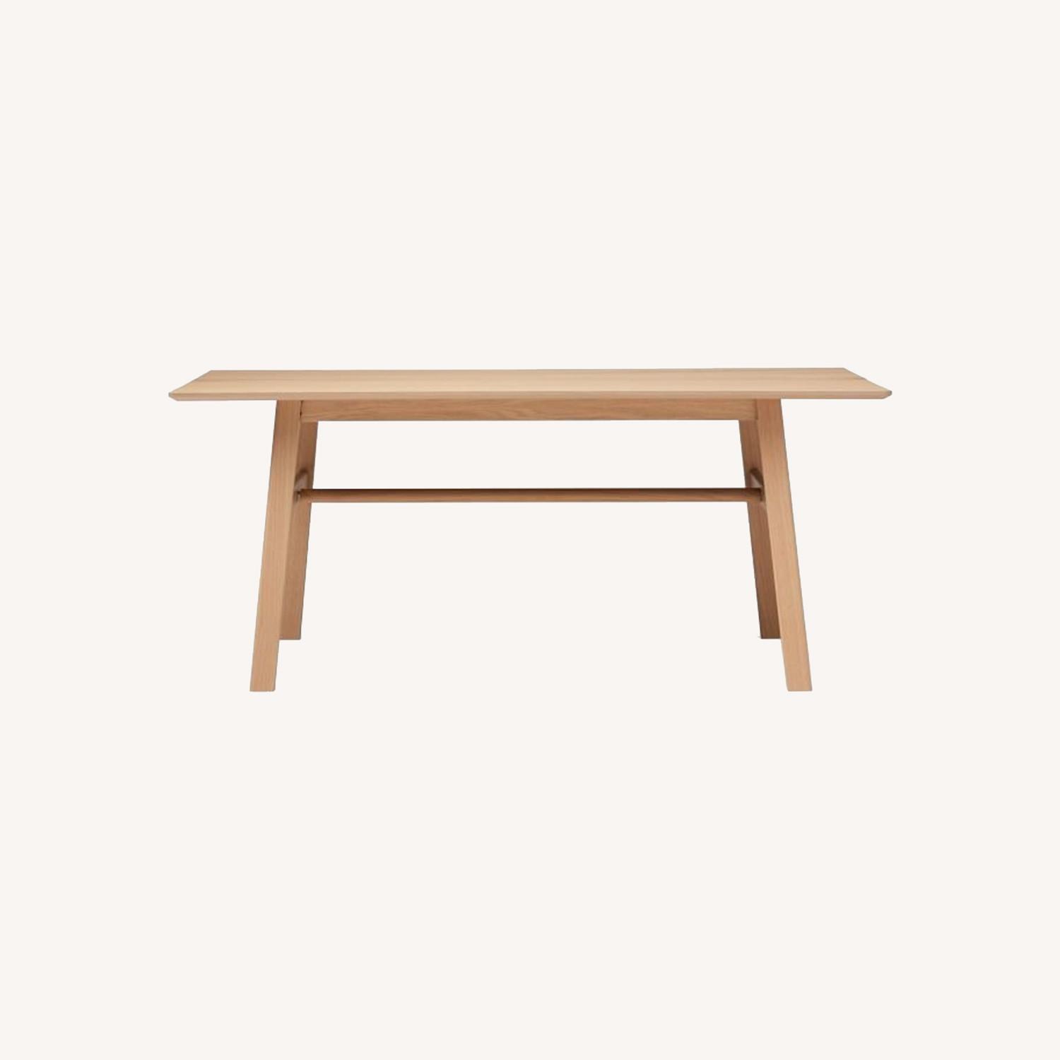 West Elm Jodie Rectangle Dining Table, Oak - image-0