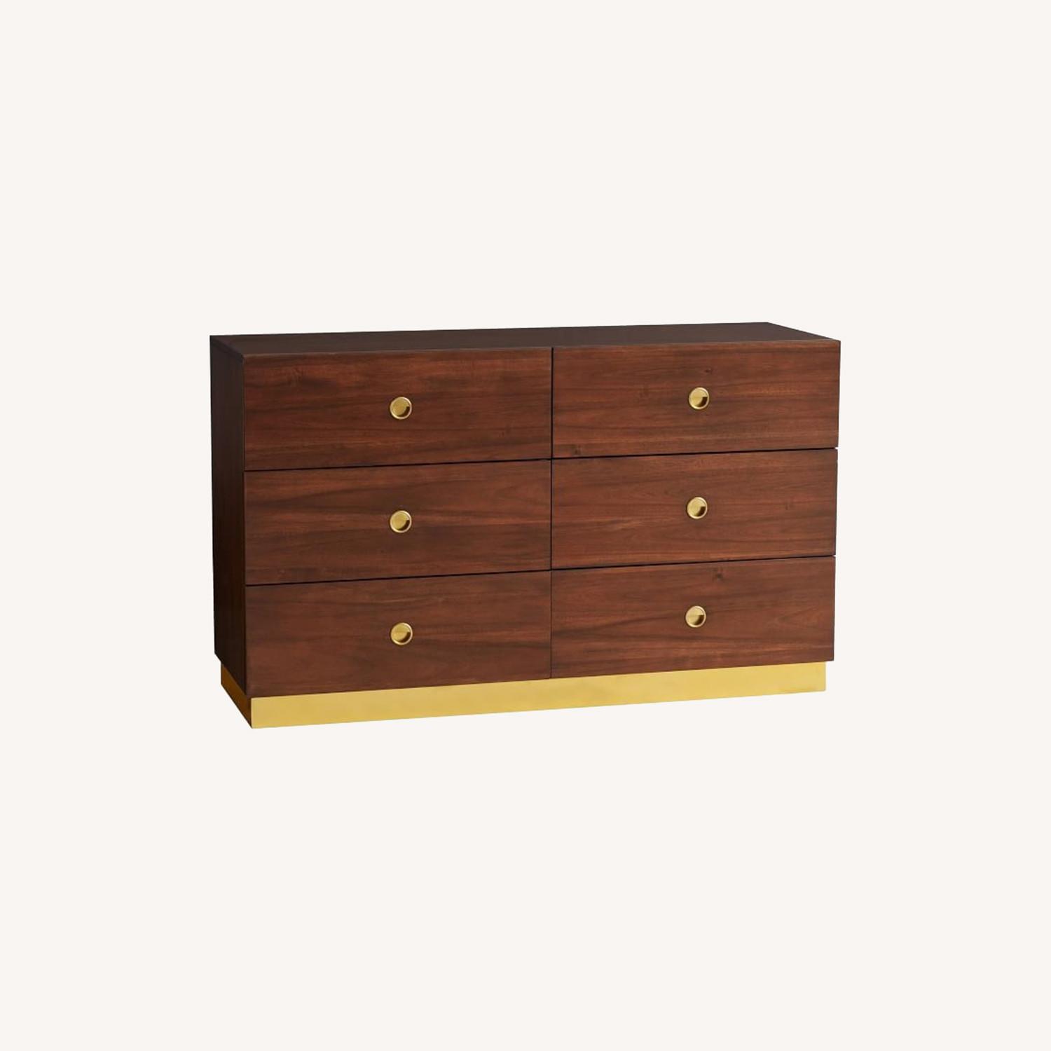 West Elm Acacia 6Drawer Dresser AptDeco