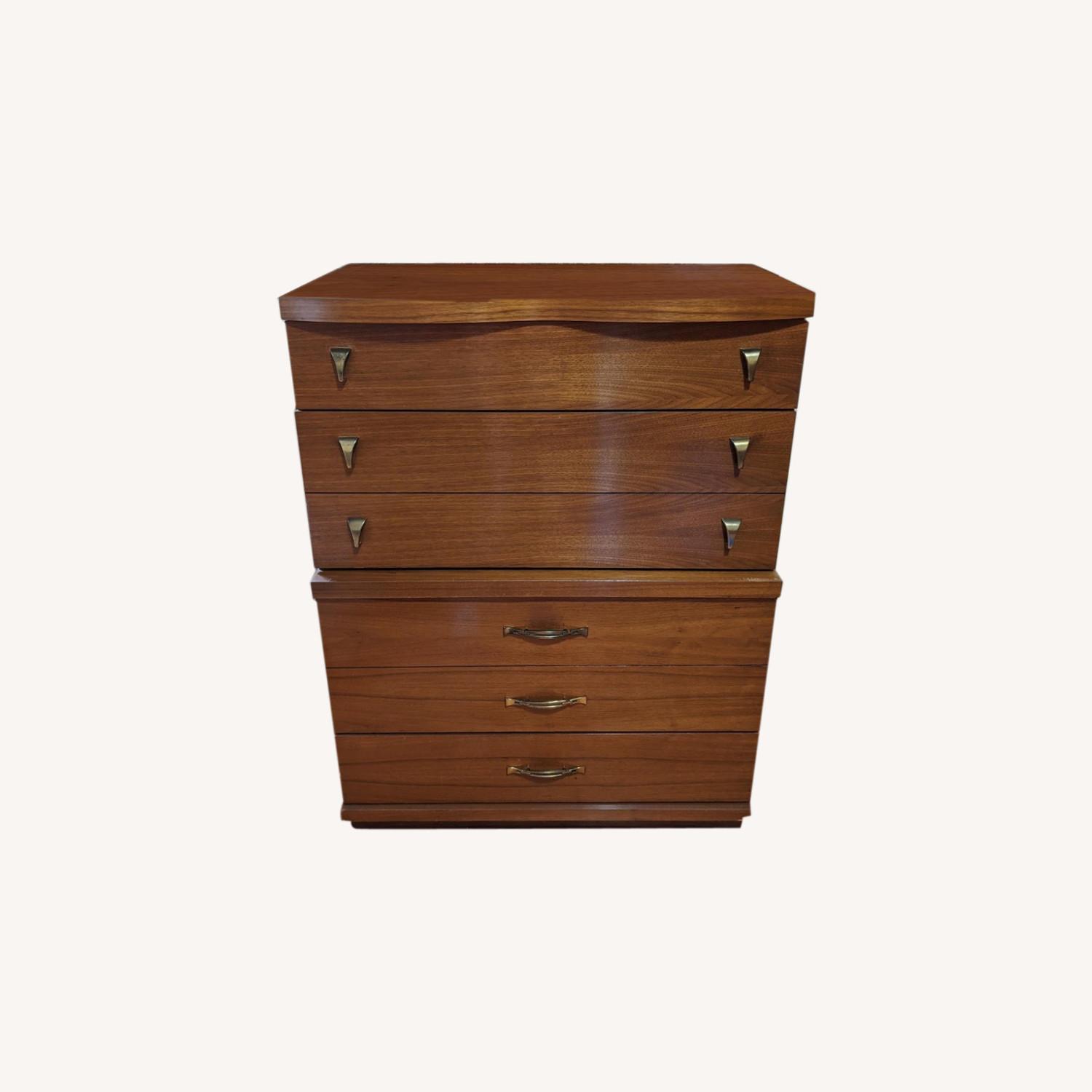Mid Century Highboy Dresser - image-0