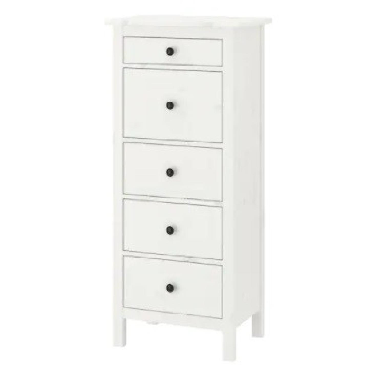 IKEA White 5-Drawer Dresser - image-5
