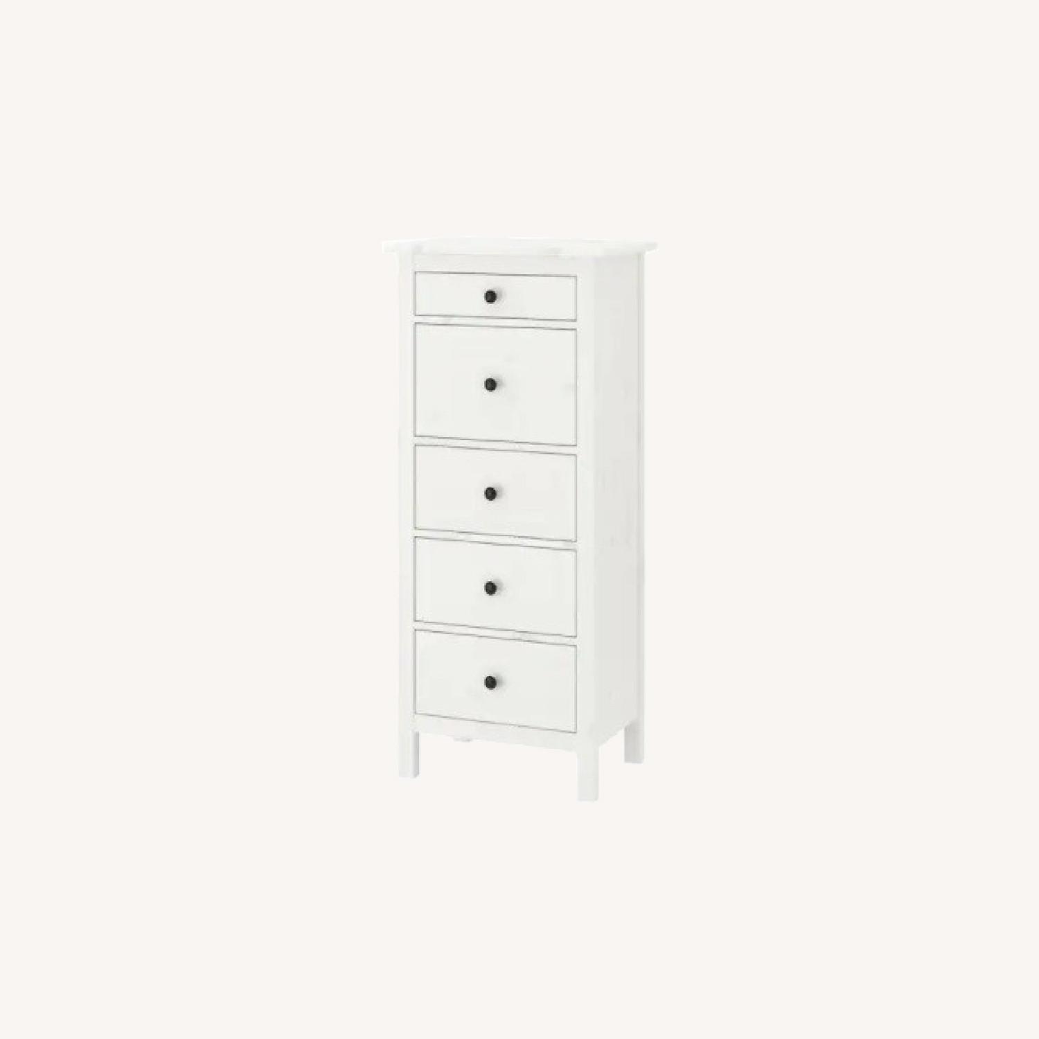IKEA White 5-Drawer Dresser - image-0