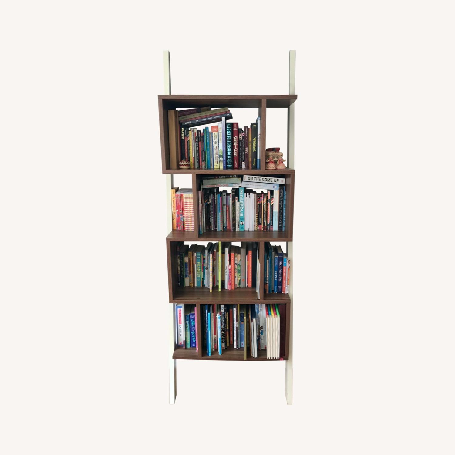 Midcentury Modern Ladder Bookcase - image-0