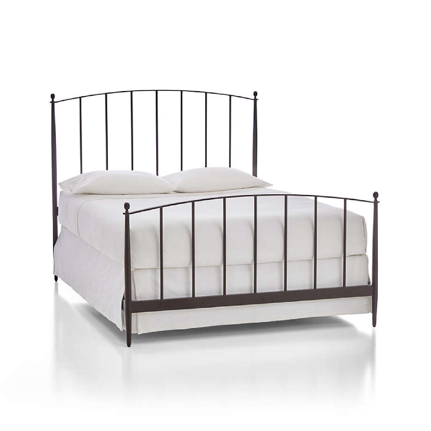 Crate & Barrel Mason Iron Bed - image-5