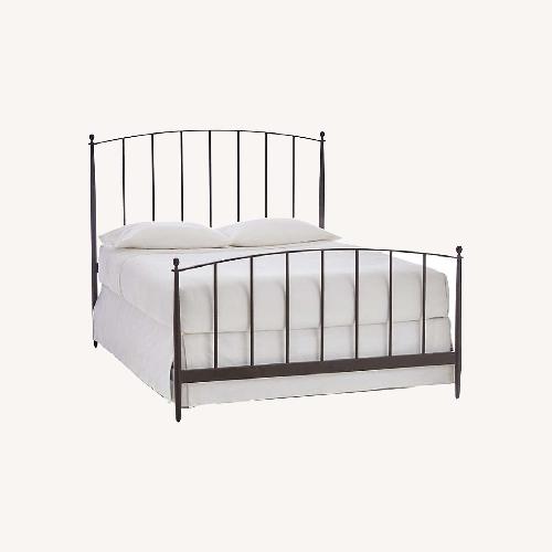 Used Crate & Barrel Mason Iron Bed for sale on AptDeco